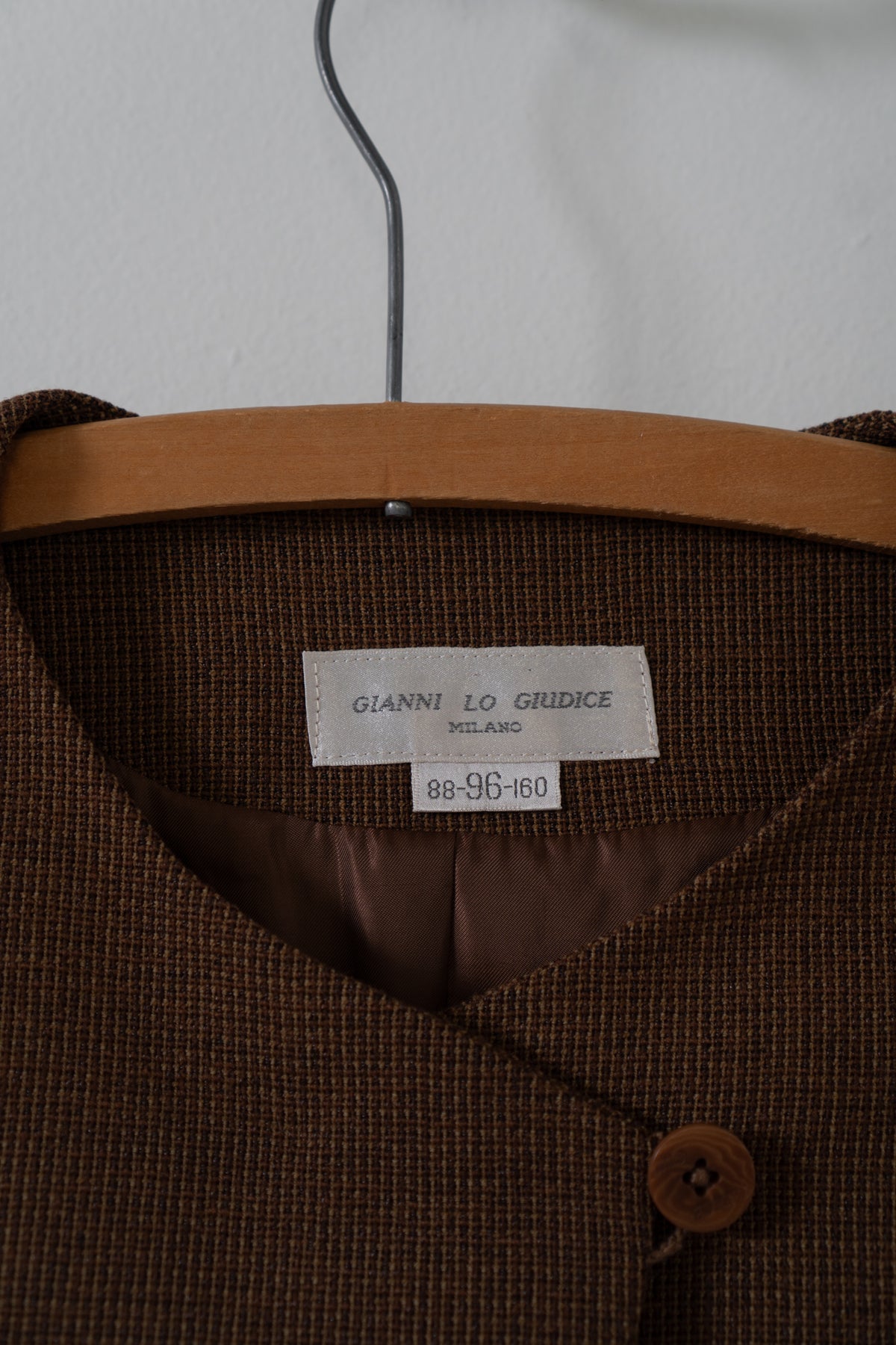 Vintage Brown Woven Vest