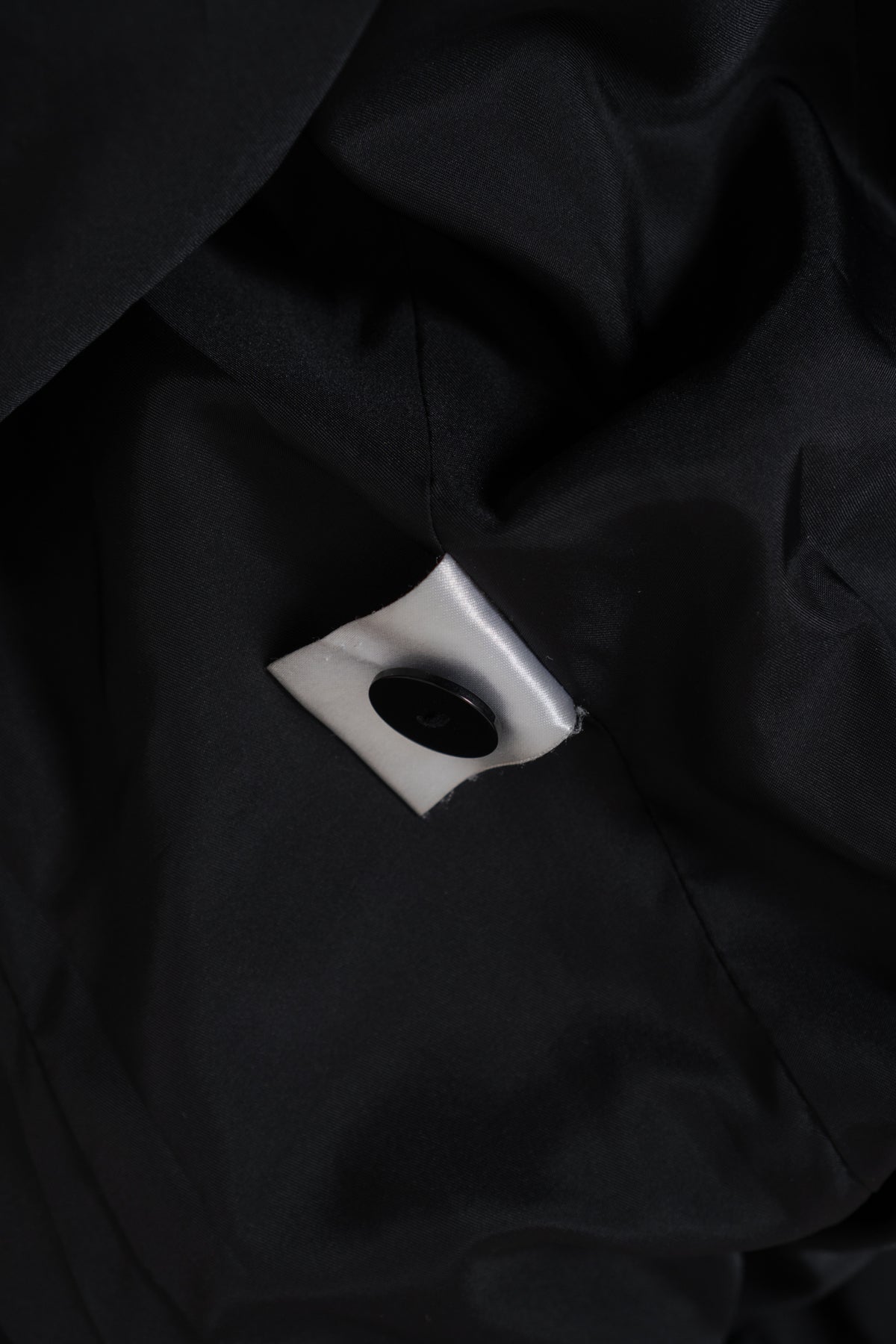 Vintage Black Supple Leather Long Blazer Jacket