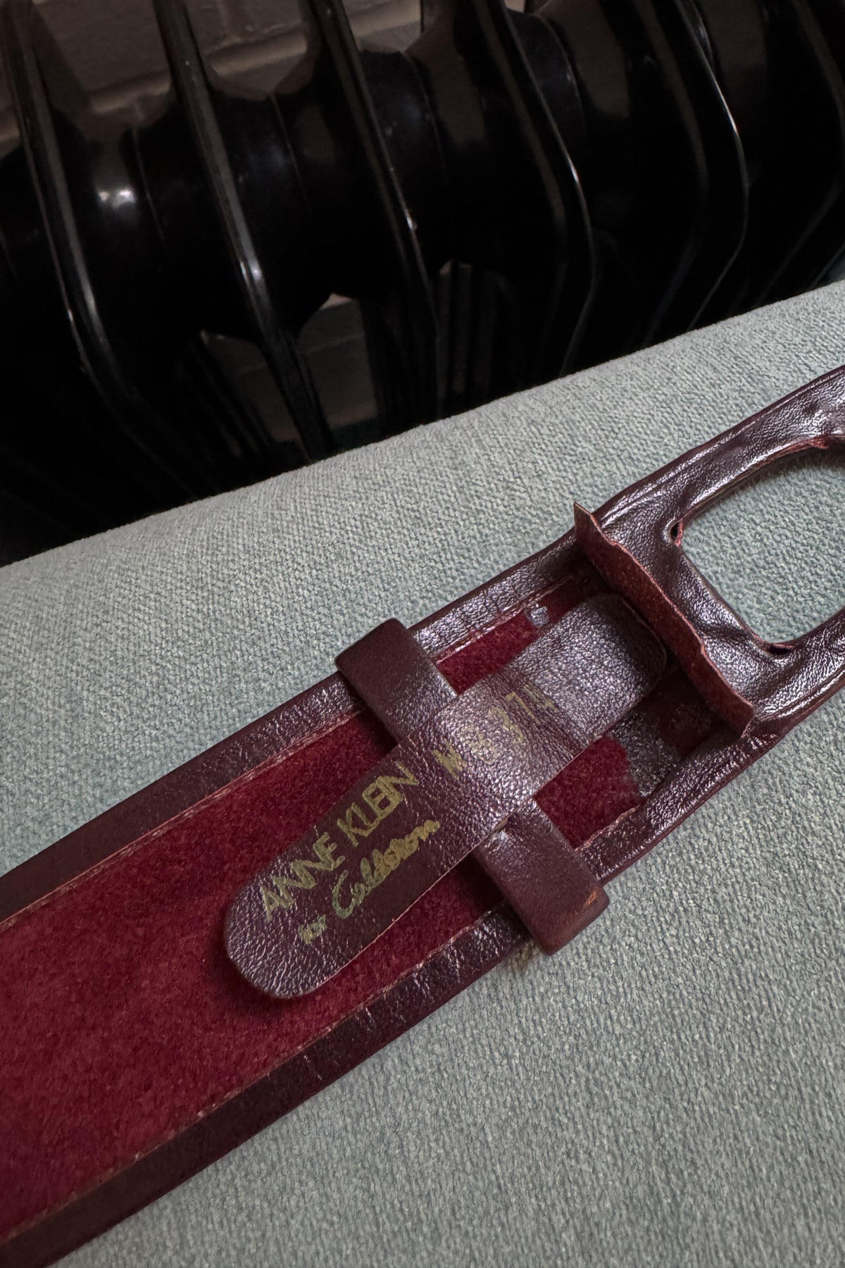 Vintage Oxblood Belt