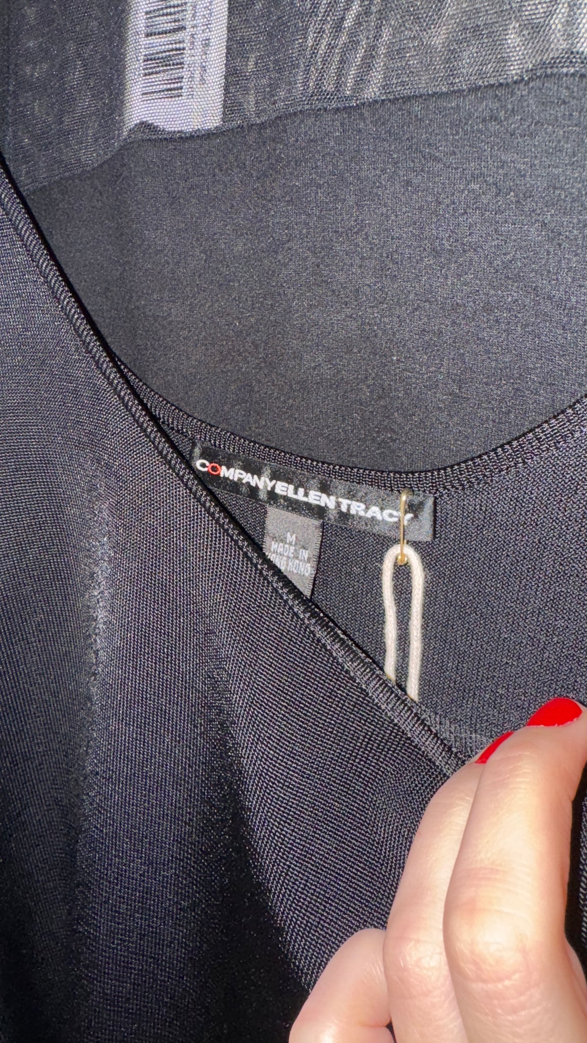 Y2K Black Ribbed Tank Top