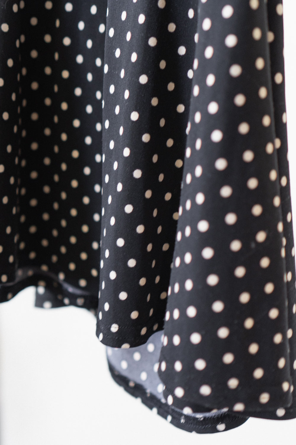 Vintage Black Polka Dot Halter Top
