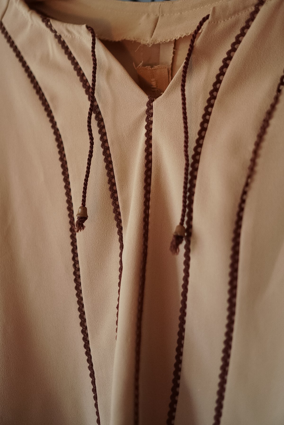 Vintage Handmade Tan Top