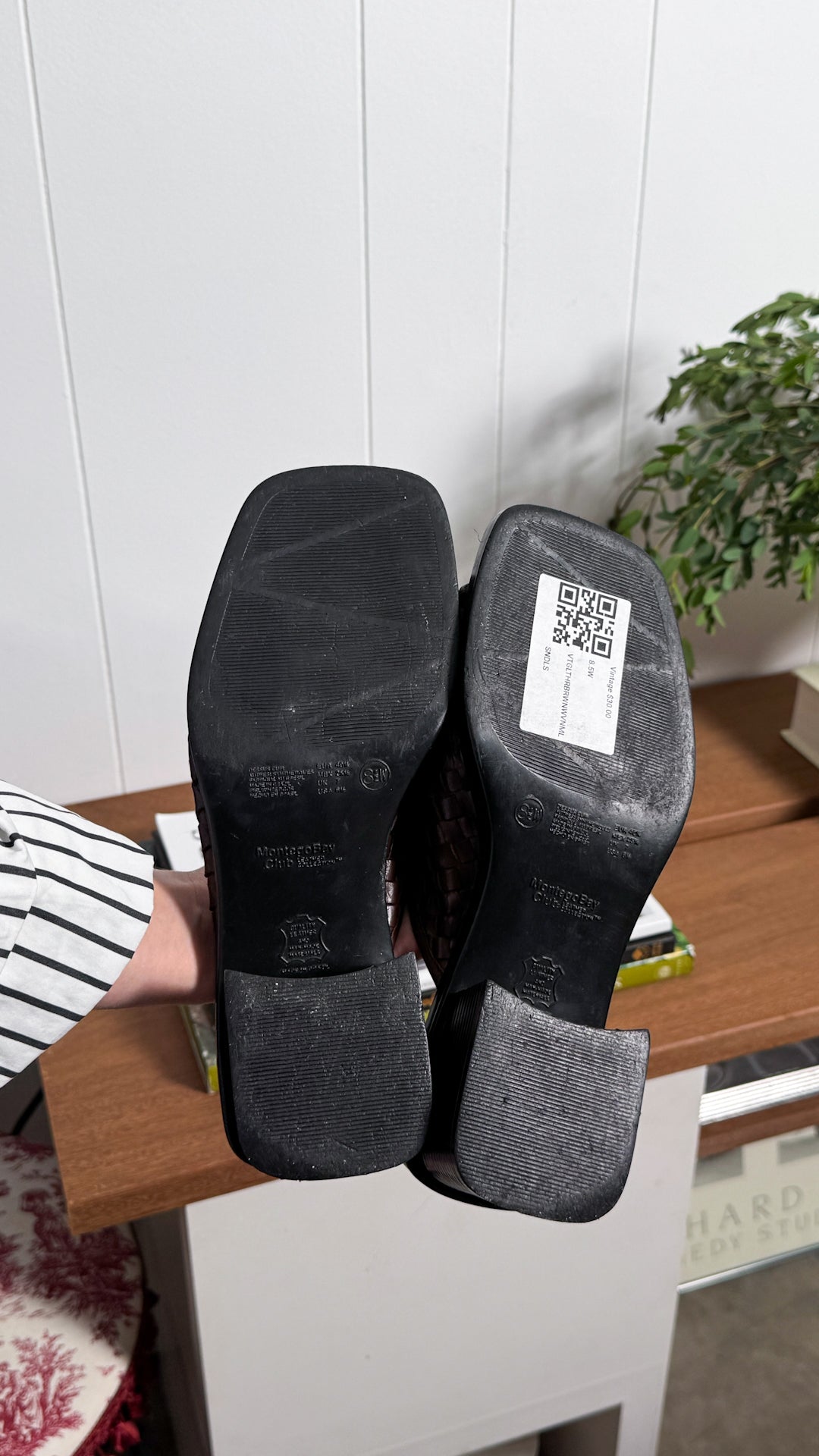 Vintage Woven Leather Sandals