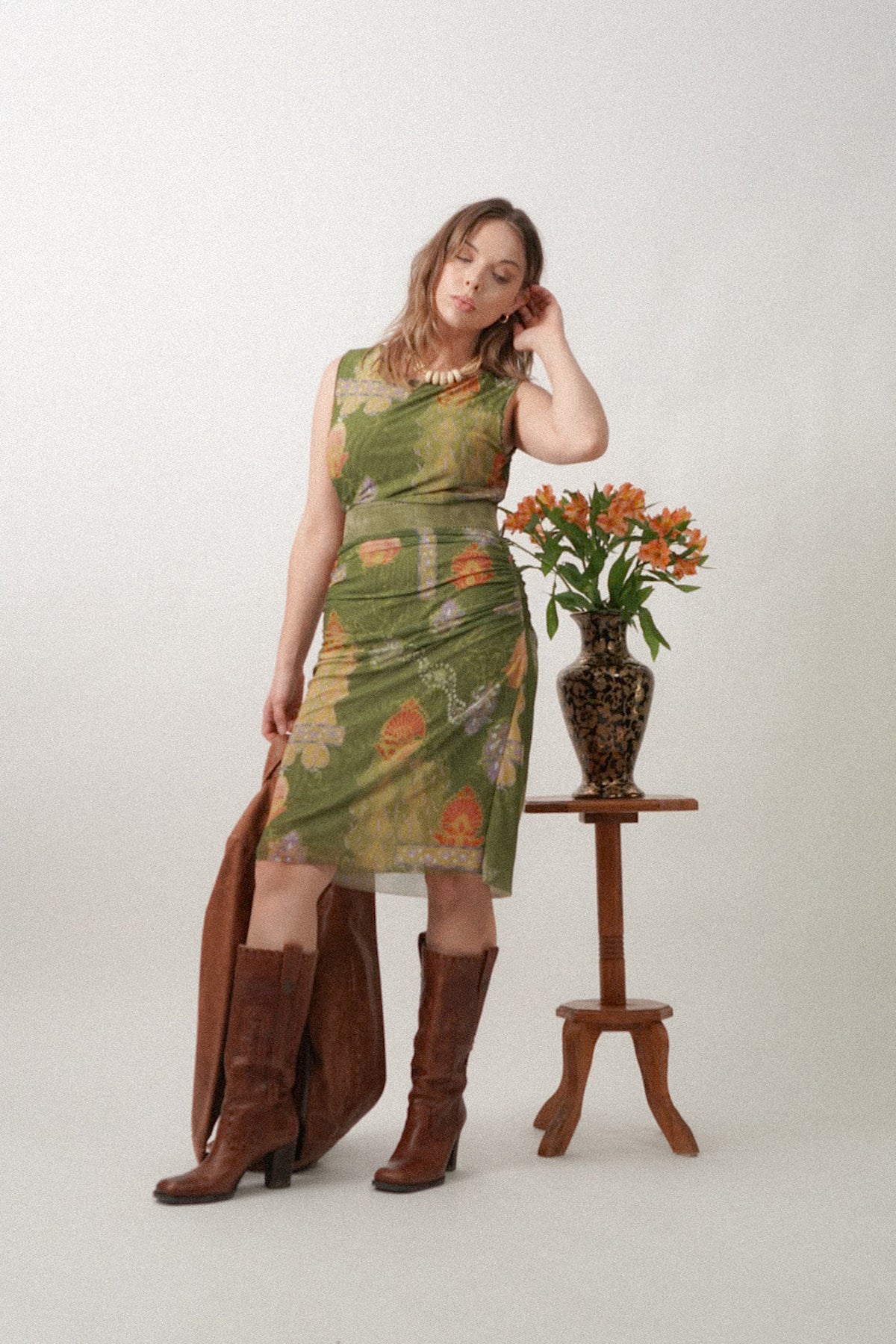 Y2K Mesh Ruched Dress