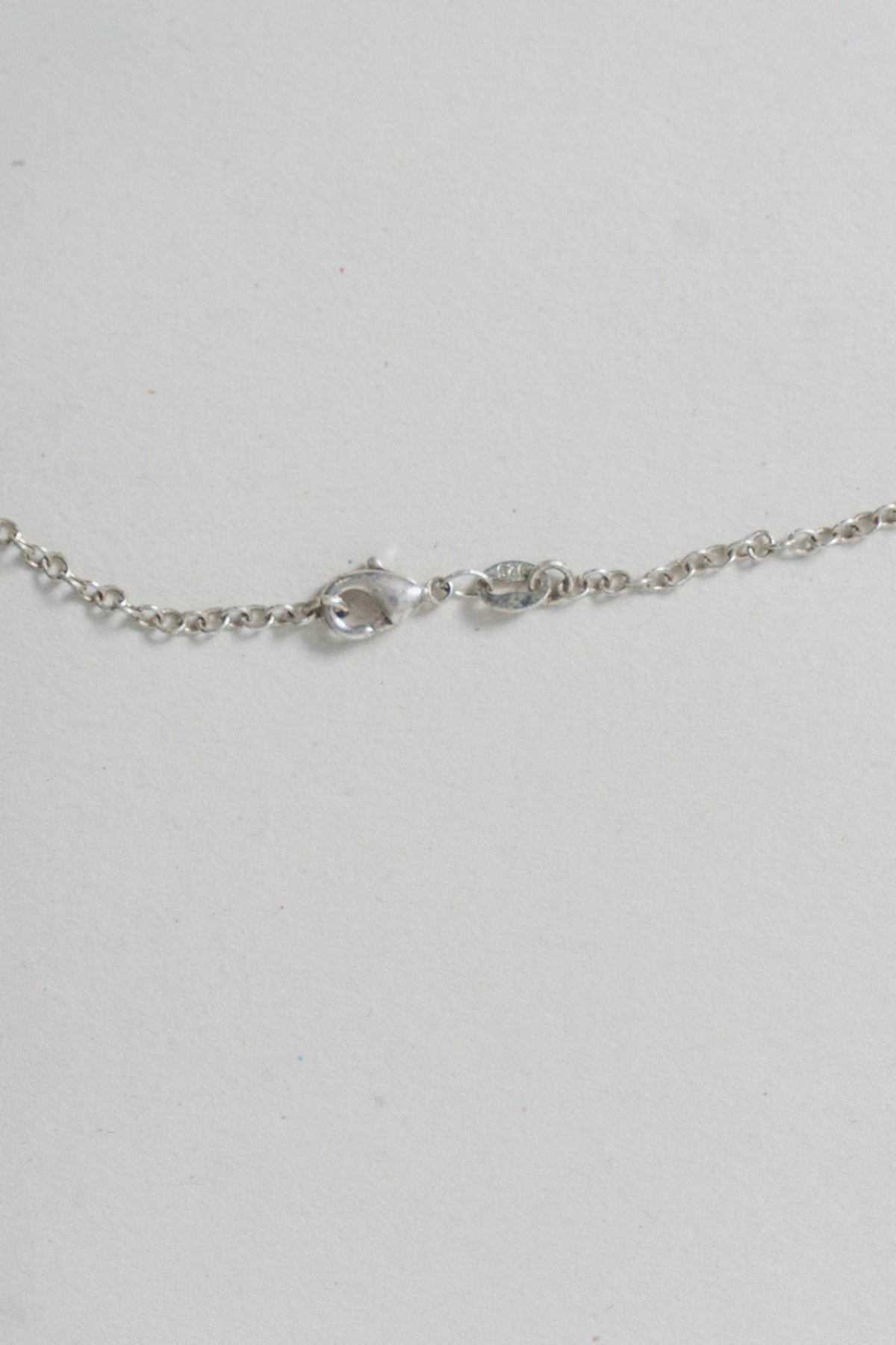 Vintage Nautilus Sterling Silver Inlay Pendant Necklace