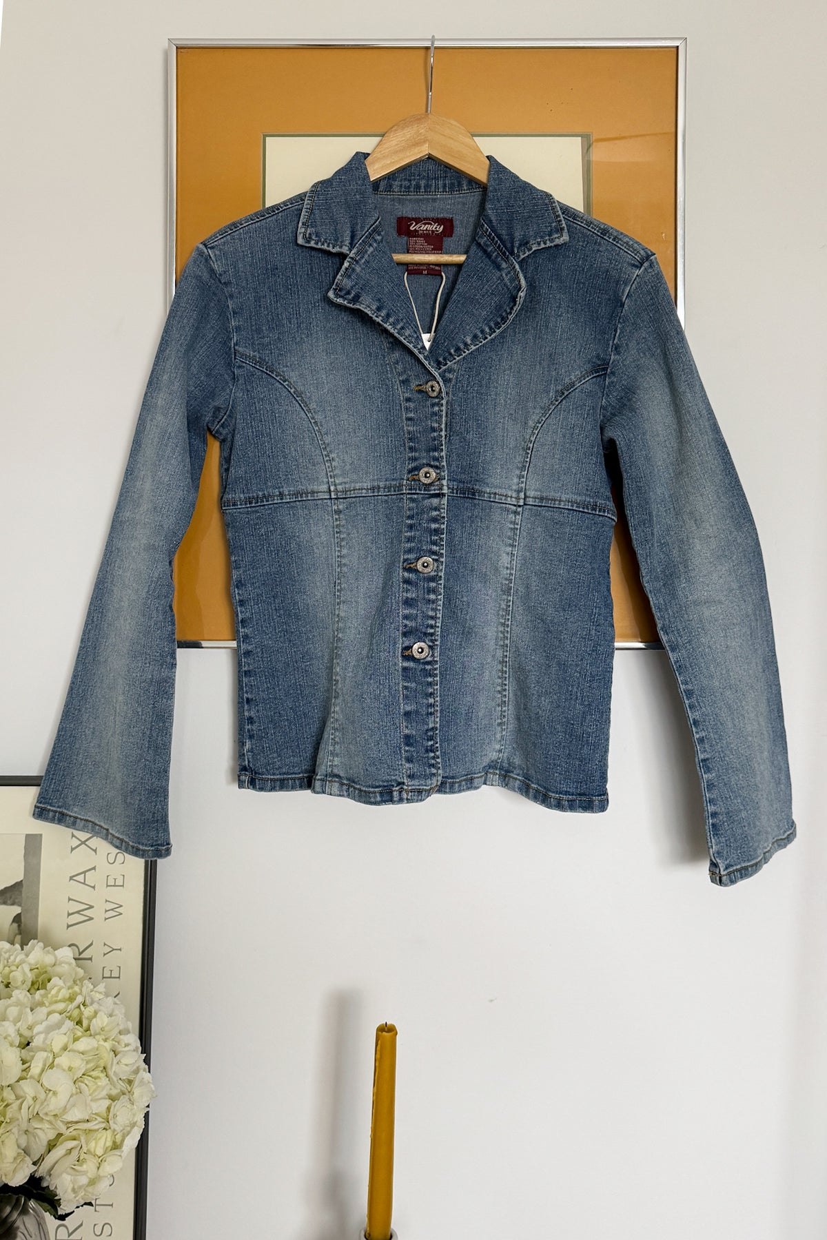 Y2K Stretch Denim Jacket