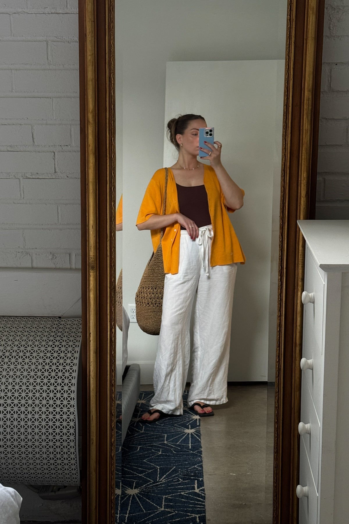 Vintage Canary Yellow Short Sleeve Cardigan