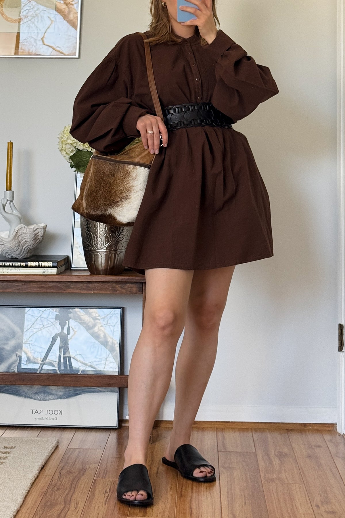 VTG 100% Cotton Brown Top