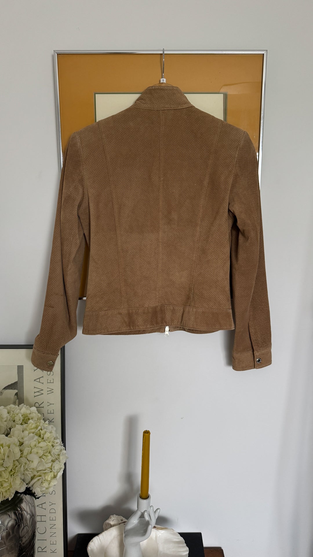 Y2K Preforated Suede Jacket