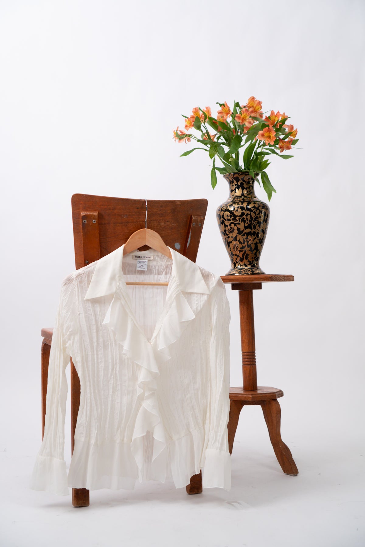 Vintage Ruffle Blouse