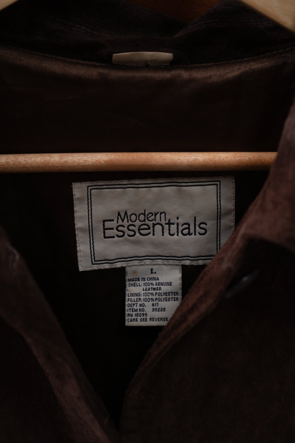 Vintage Brown 100% Suede Leather Jacket