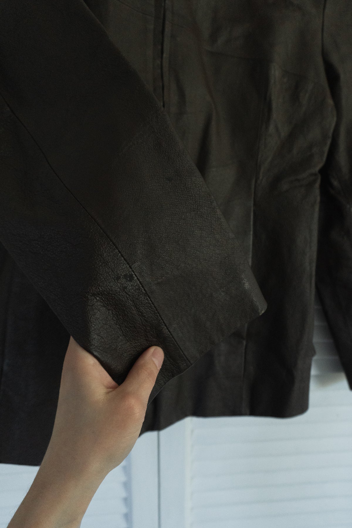Vintage Brown Leather Jacket