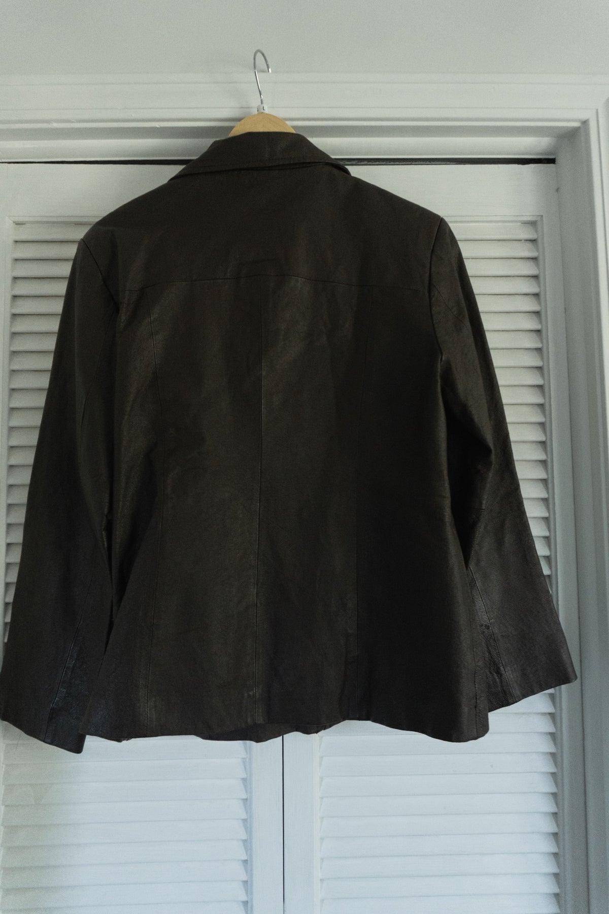 Vintage Brown Leather Jacket