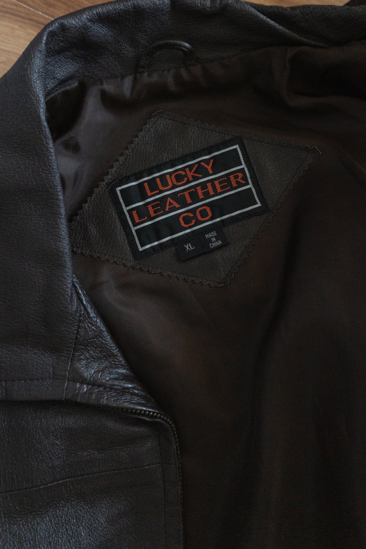 Vintage Brown Leather Jacket
