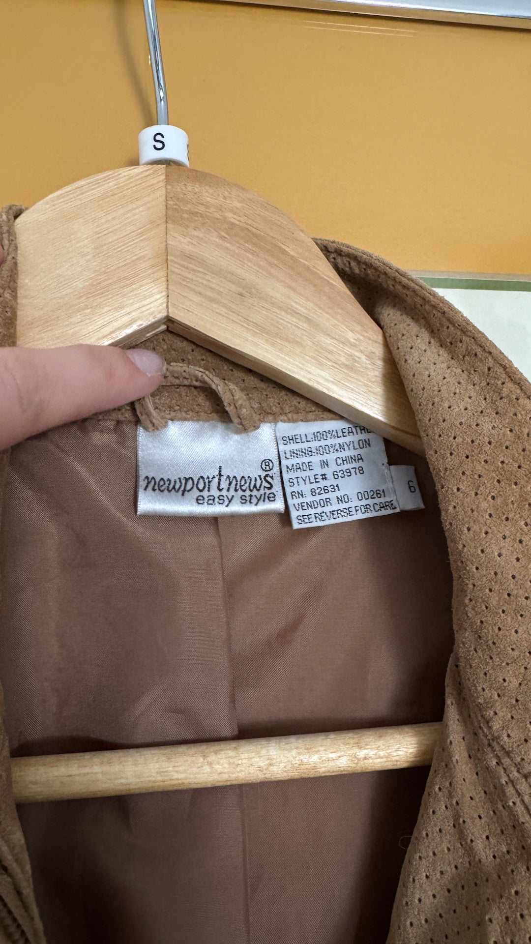 Y2K Preforated Suede Jacket