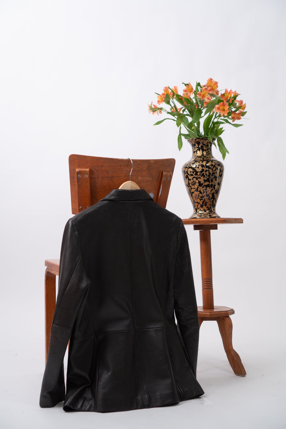 Vintage Brown Supple Leather Blazer Jacket