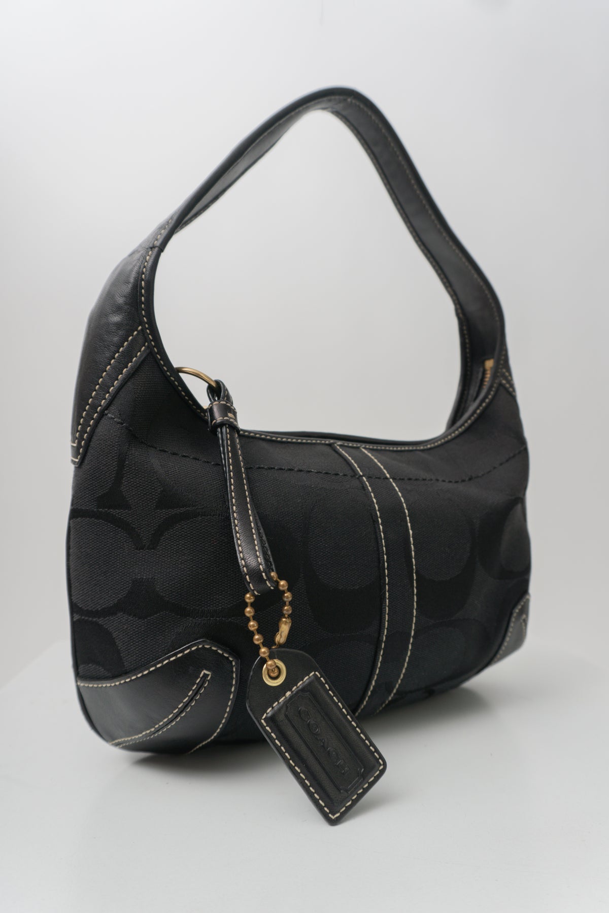 COACH Small Ergo Hobo in Black Signature