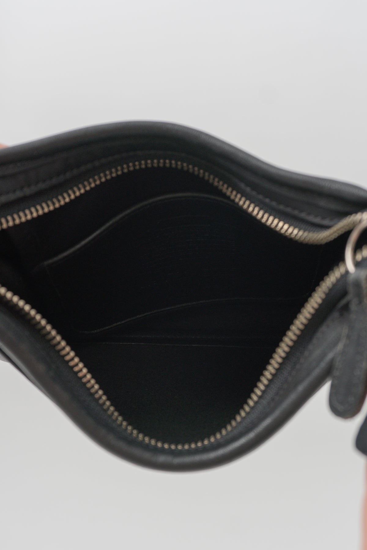 Vintage COACH Legacy Small Zip in Black / Silver