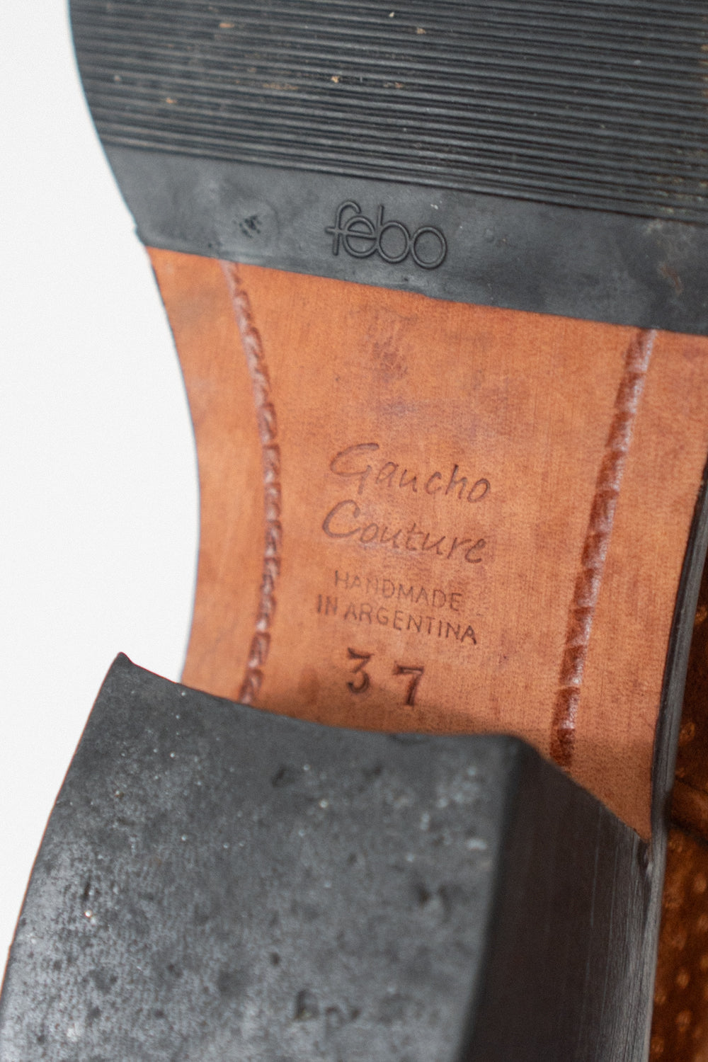 Vintage RARE Carpincho Suede Western Boots