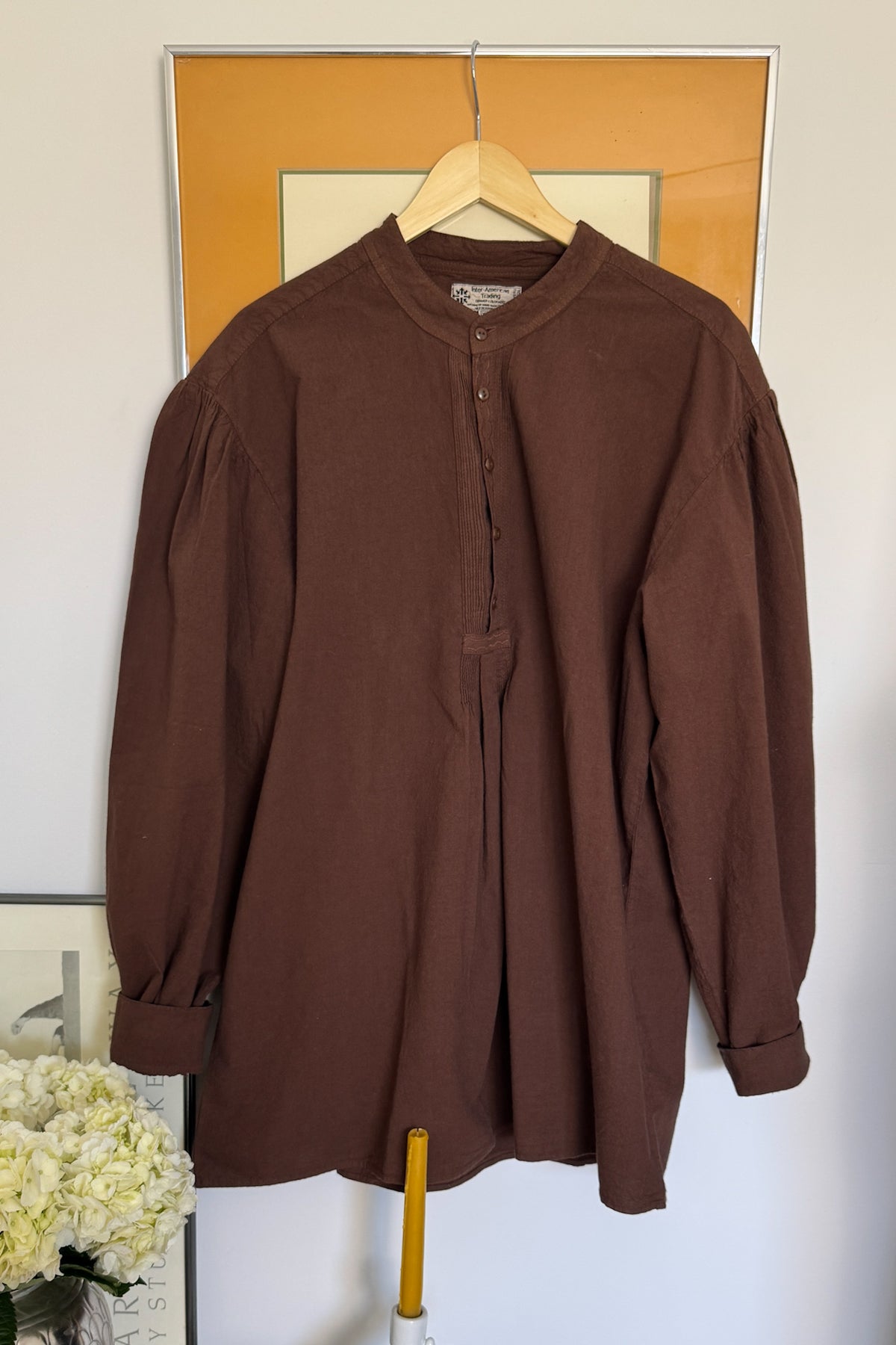 VTG 100% Cotton Brown Top