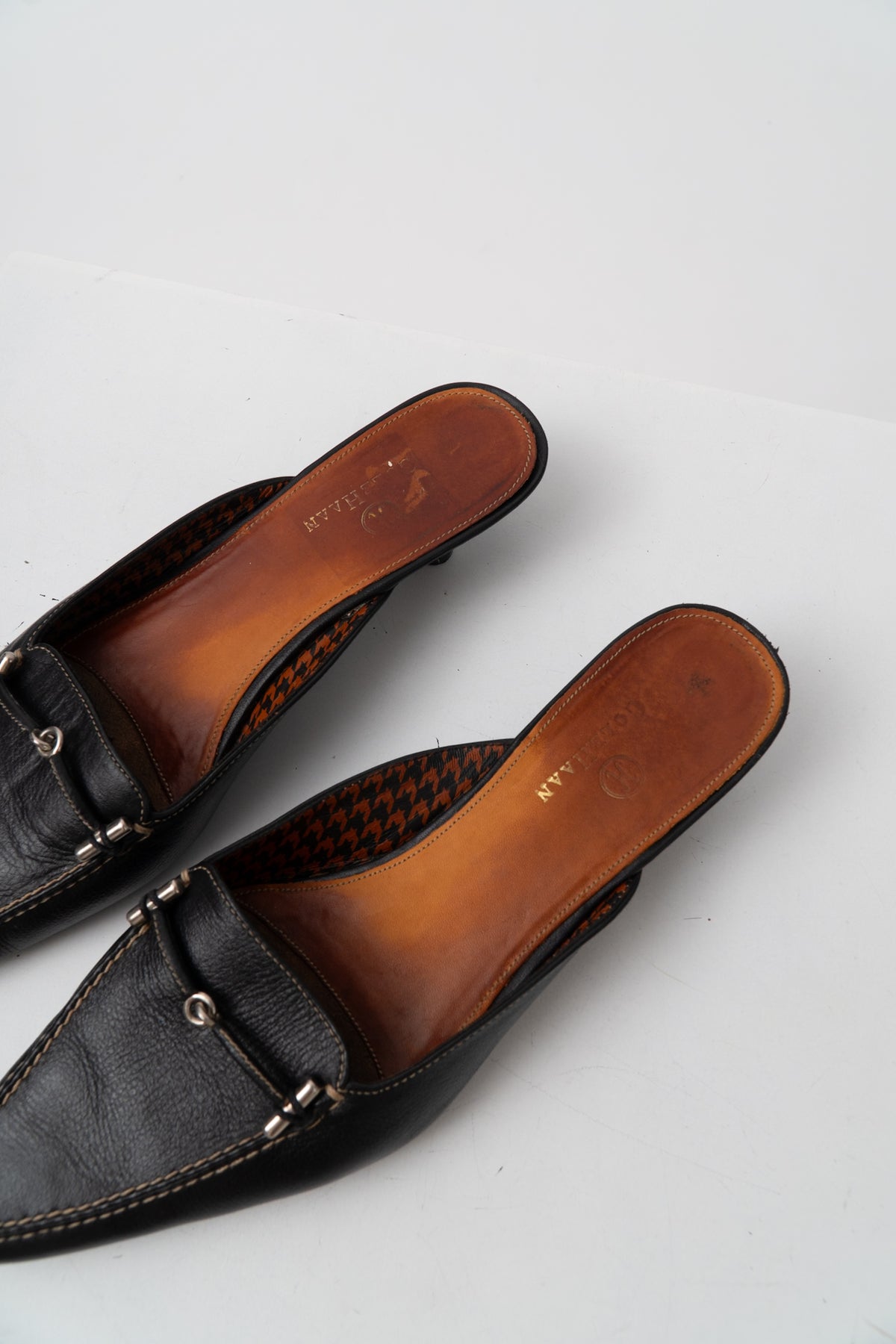 Vintage Horsebit Leather Mules