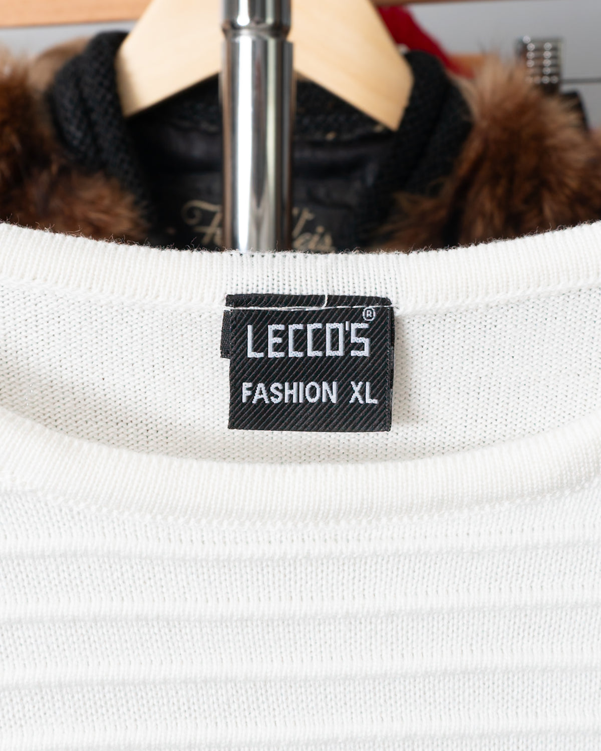 Greek Meander Knit Sweater