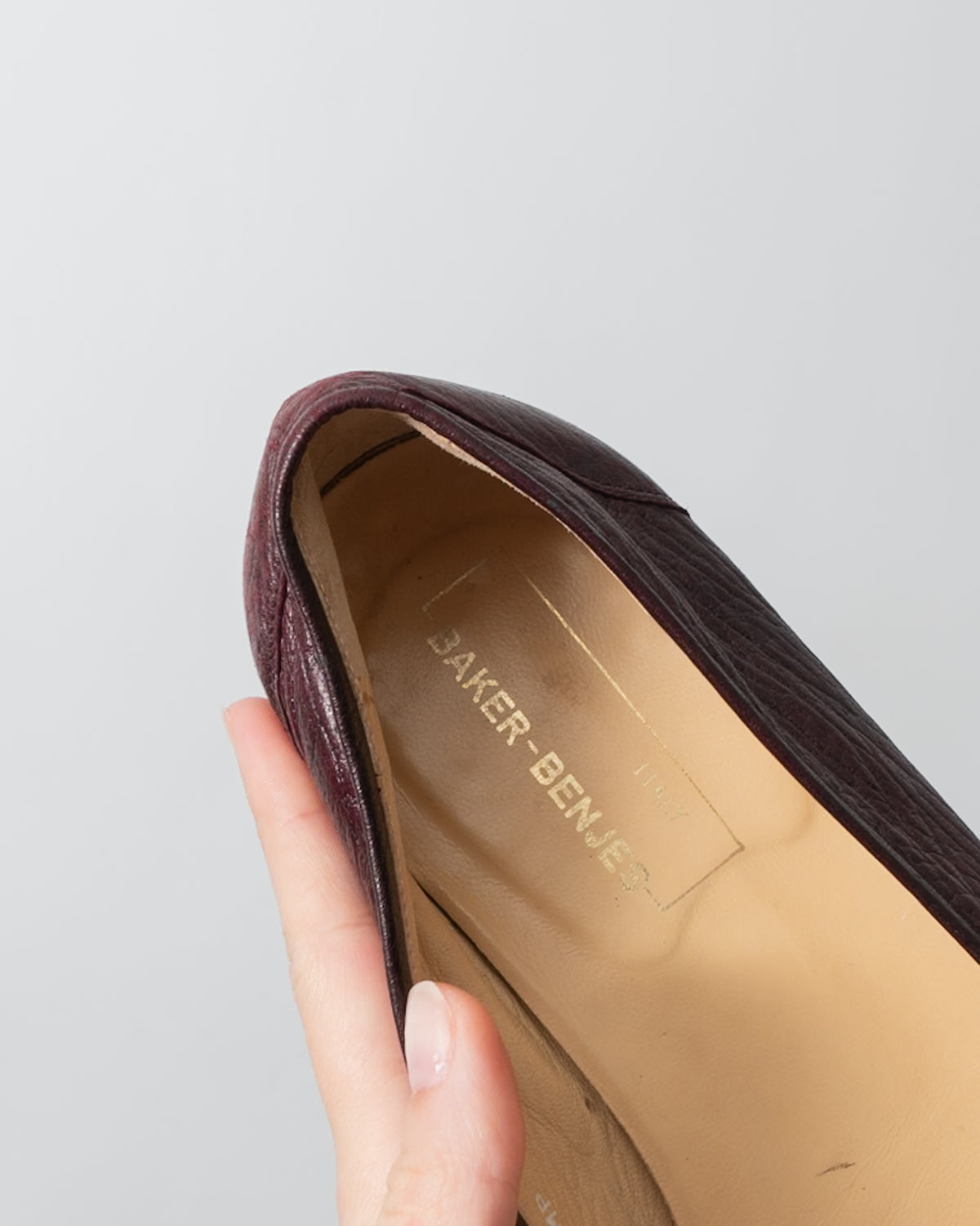 VTG Italian Oxblood 100% Leather Loafers
