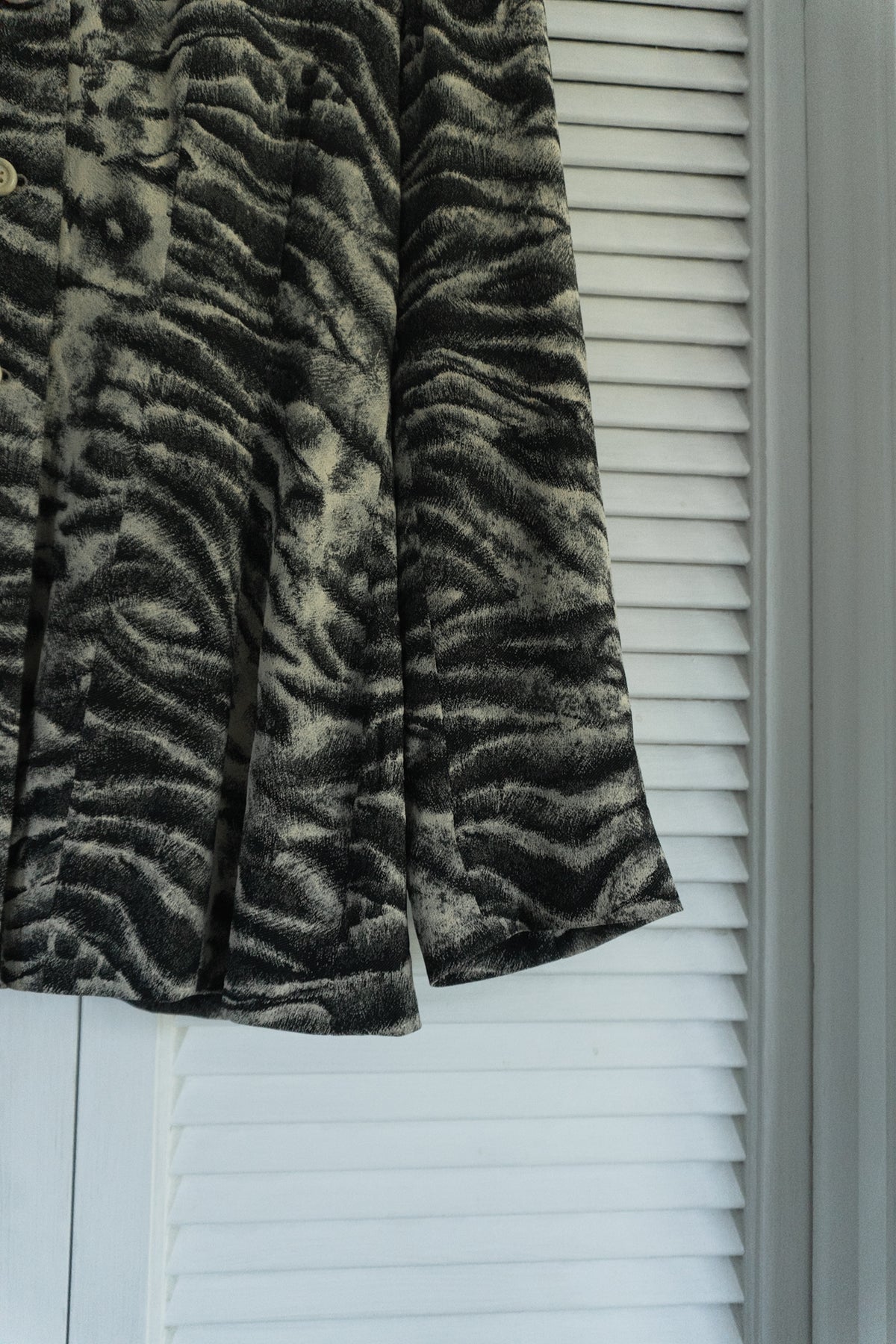 Vintage Animal Print Blazer