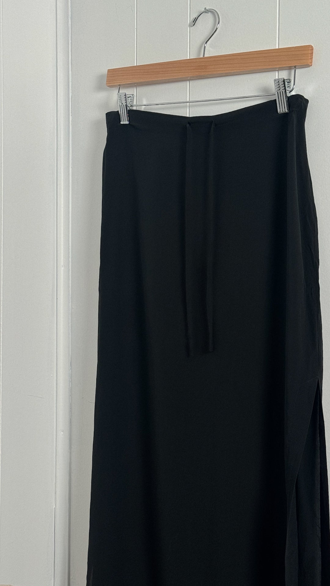 Vintage Semi Sheer Silk Maxi Skirt