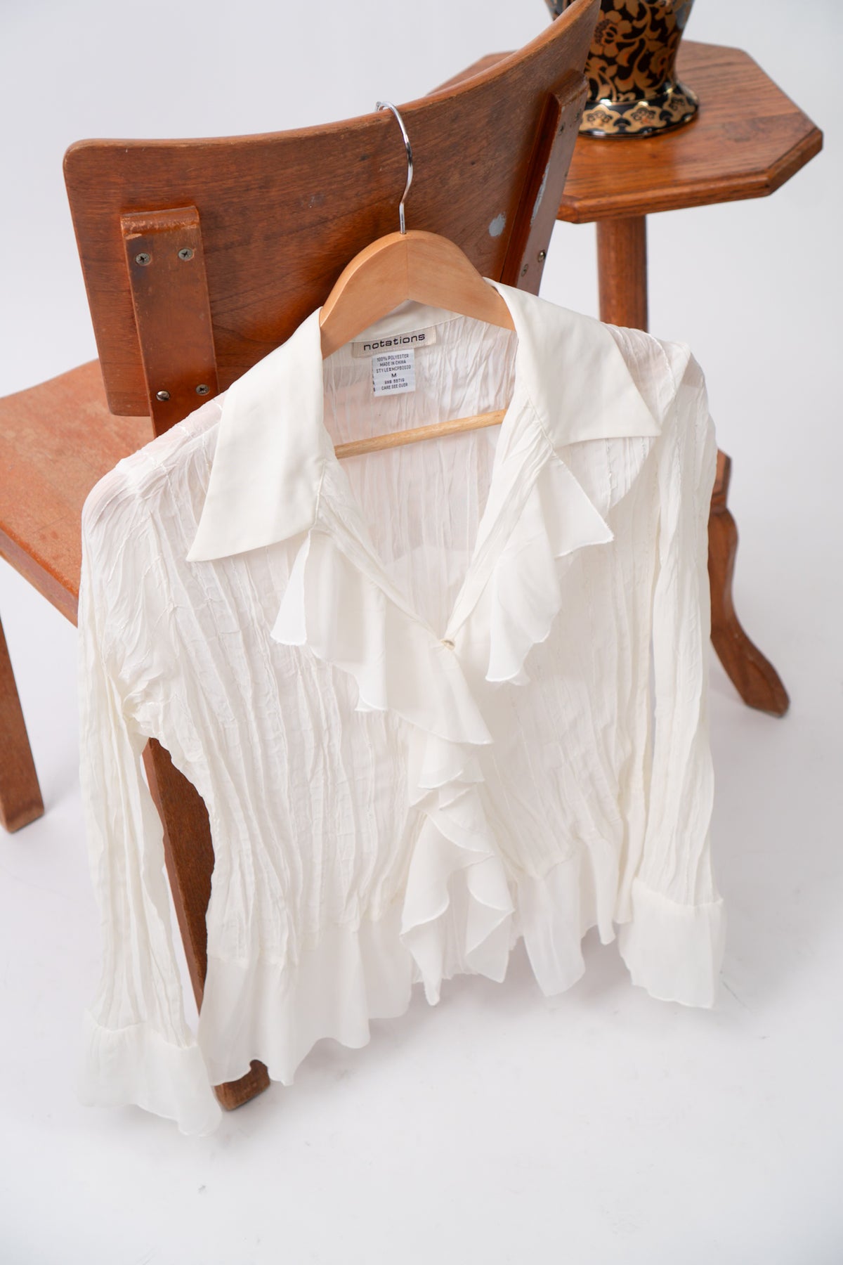 Vintage Ruffle Blouse