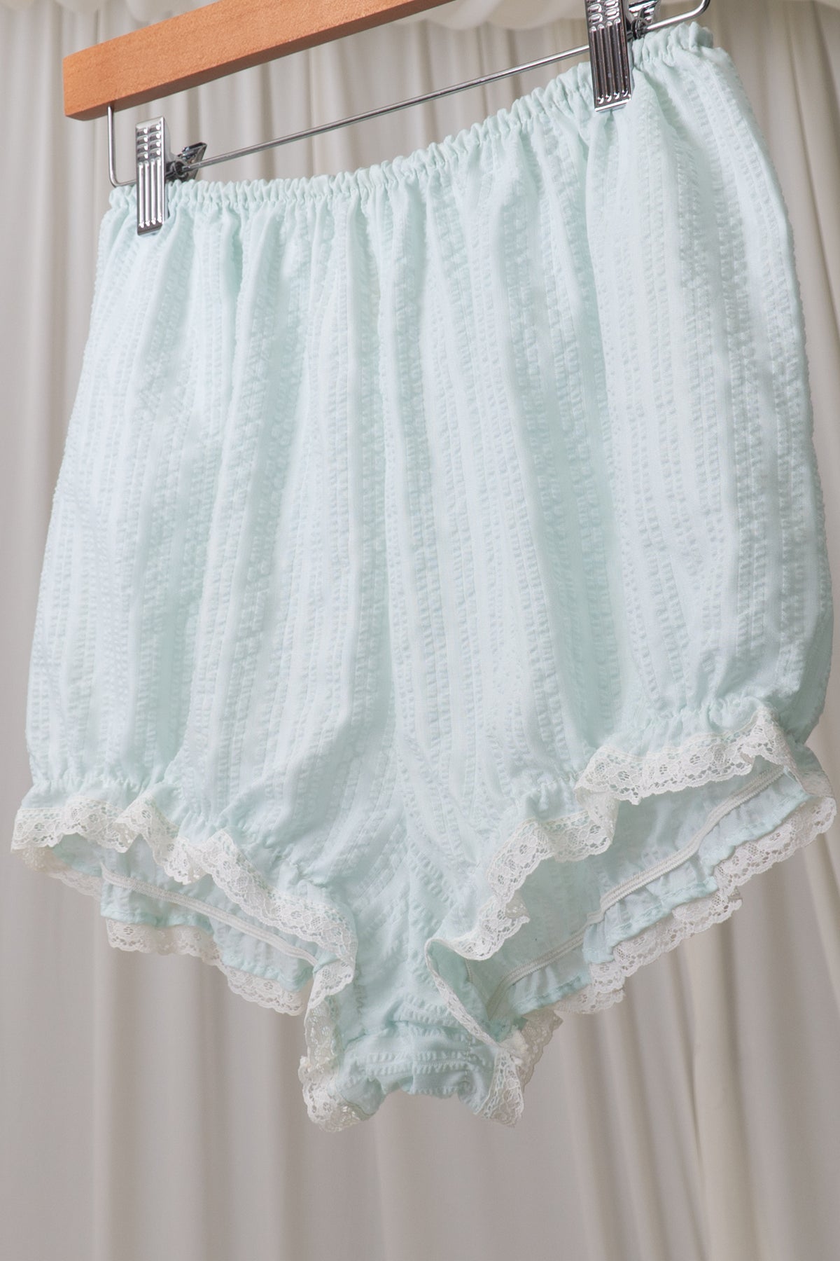 Vintage Mint Cotton Bloomers