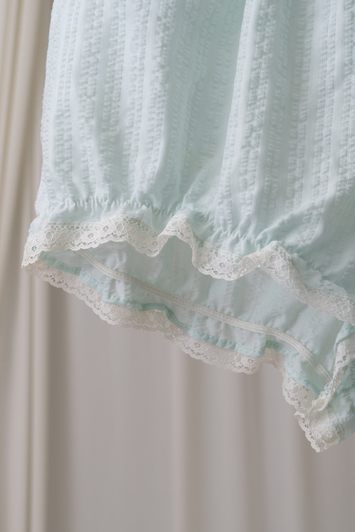 Vintage Mint Cotton Bloomers