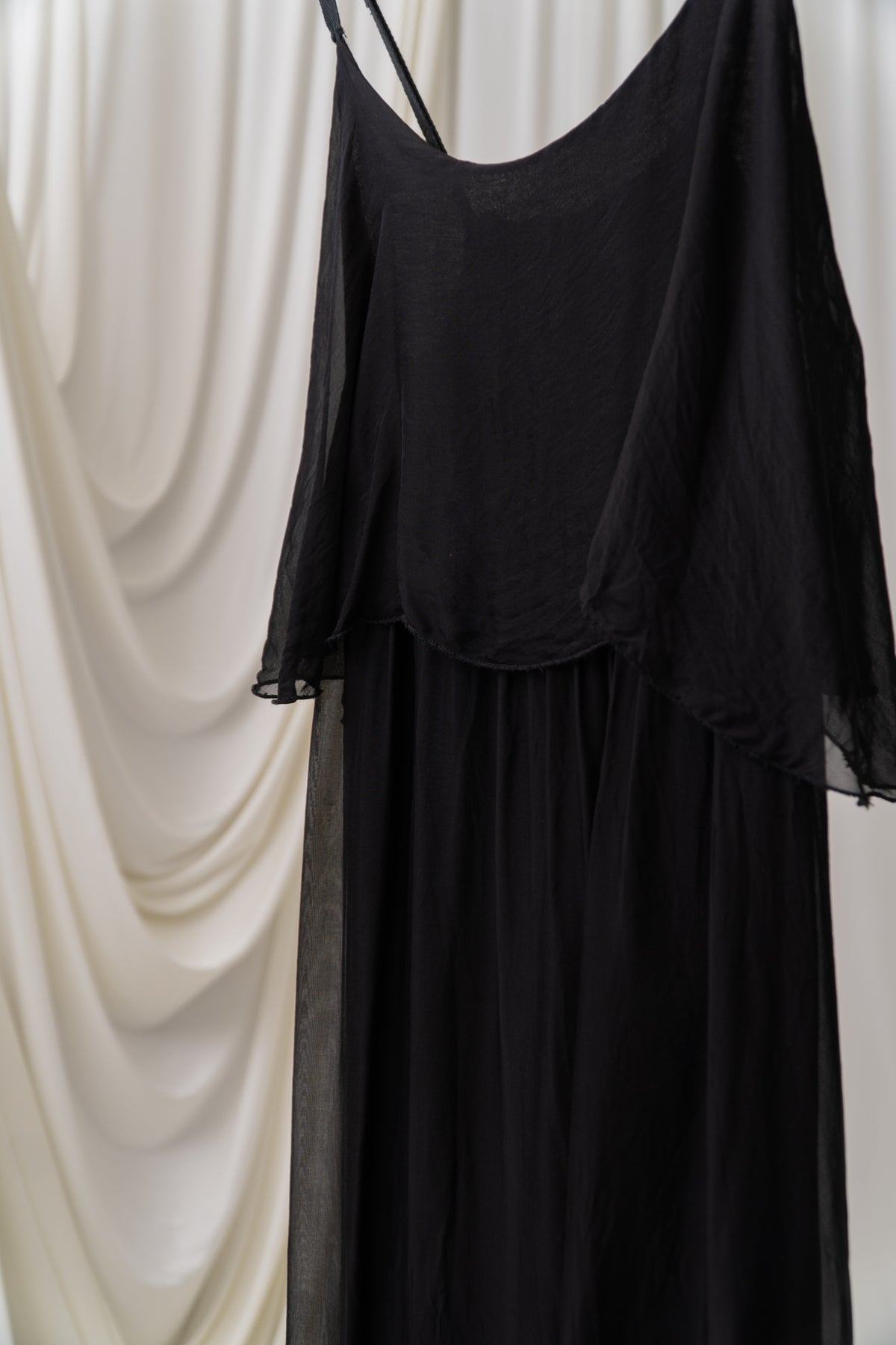 Y2K Italian Black Maxi Dress