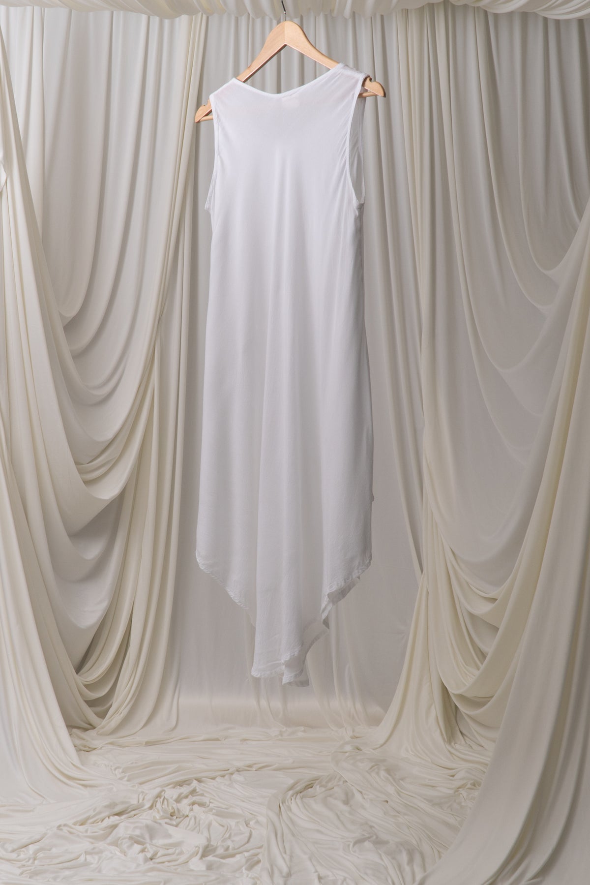 Vintage White Embroidered Dress