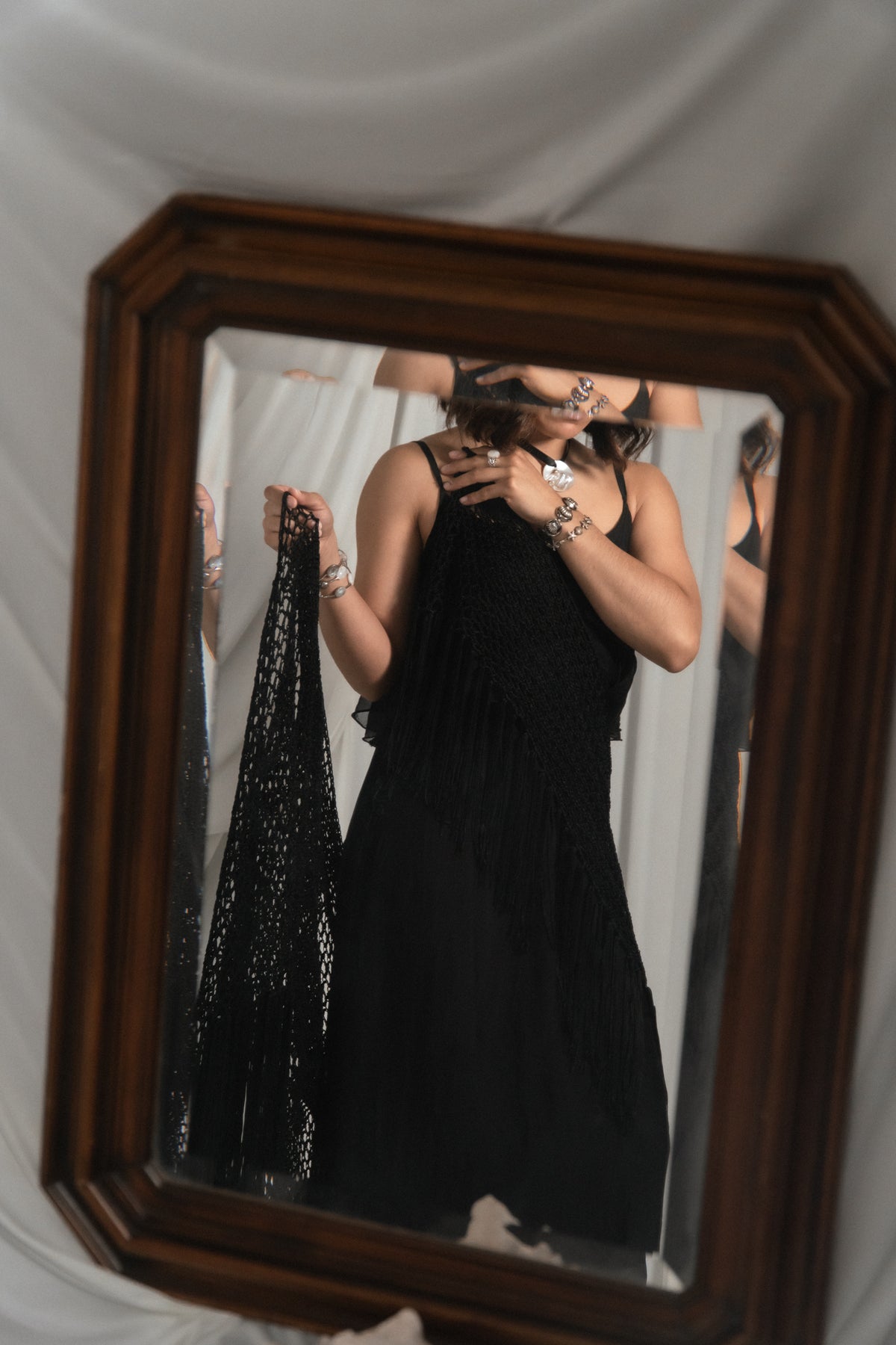 Y2K Italian Black Maxi Dress