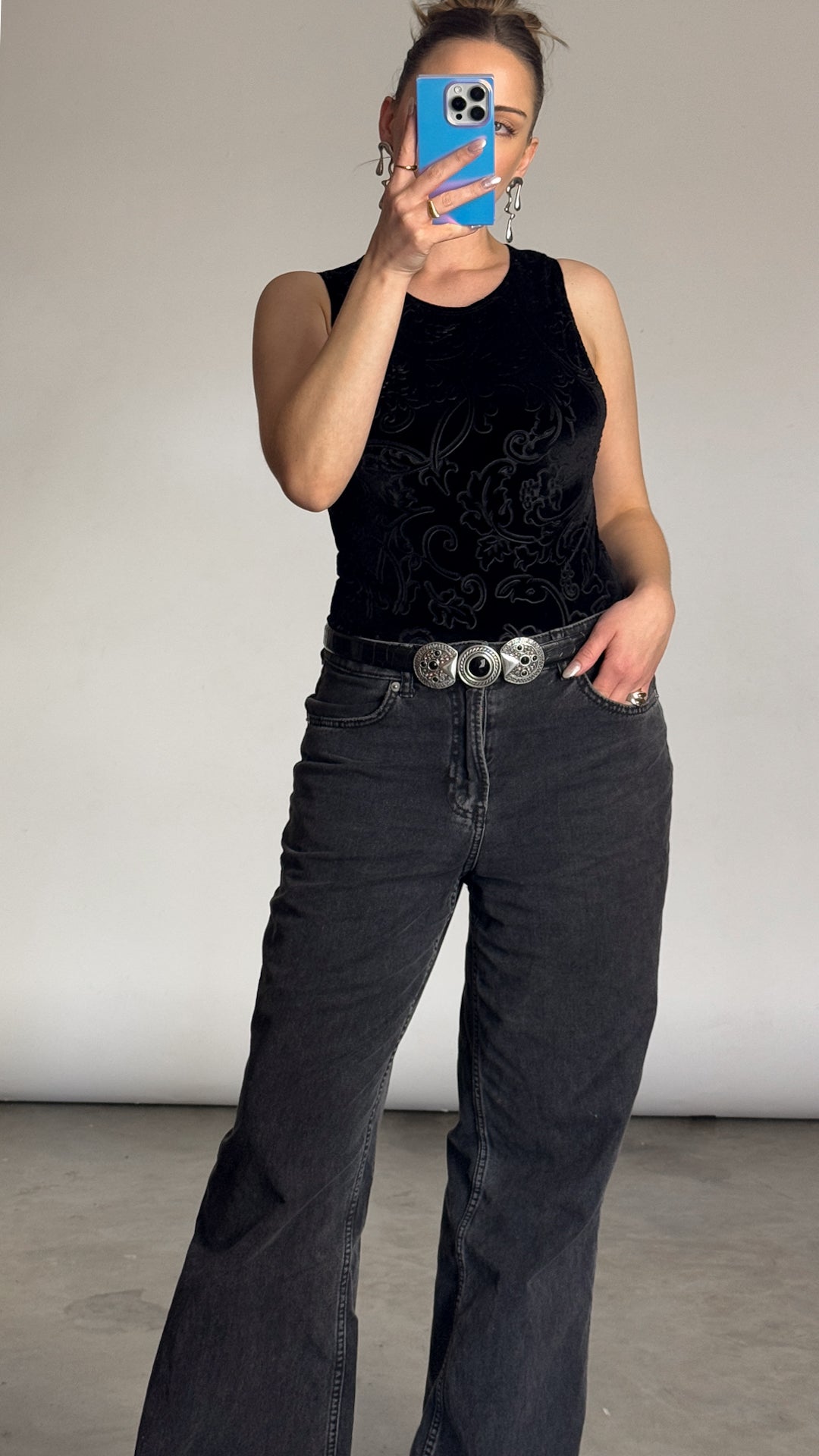 VTG Velvet Jacquard Bodysuit