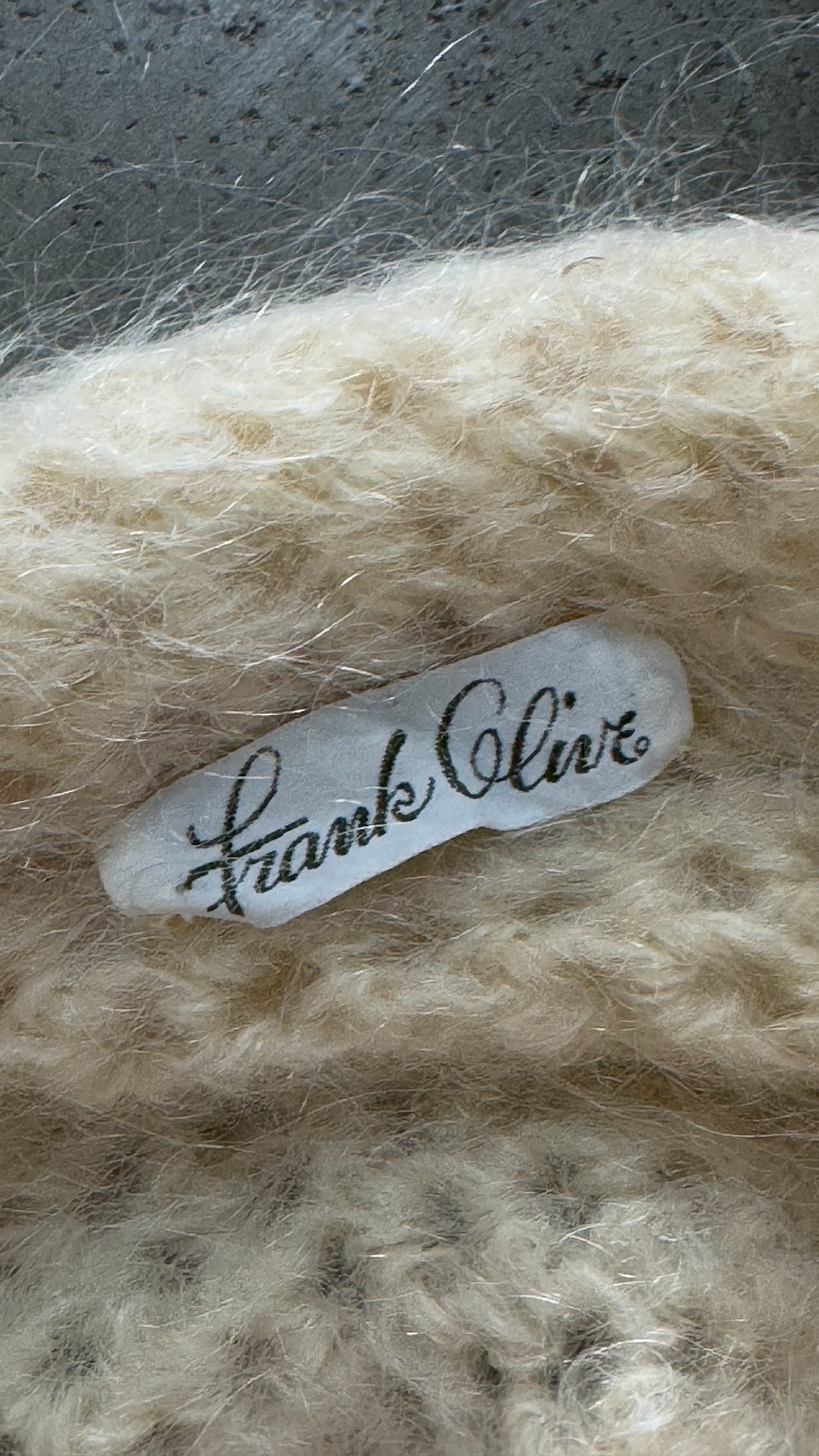 VTG Angora Knit Beanie