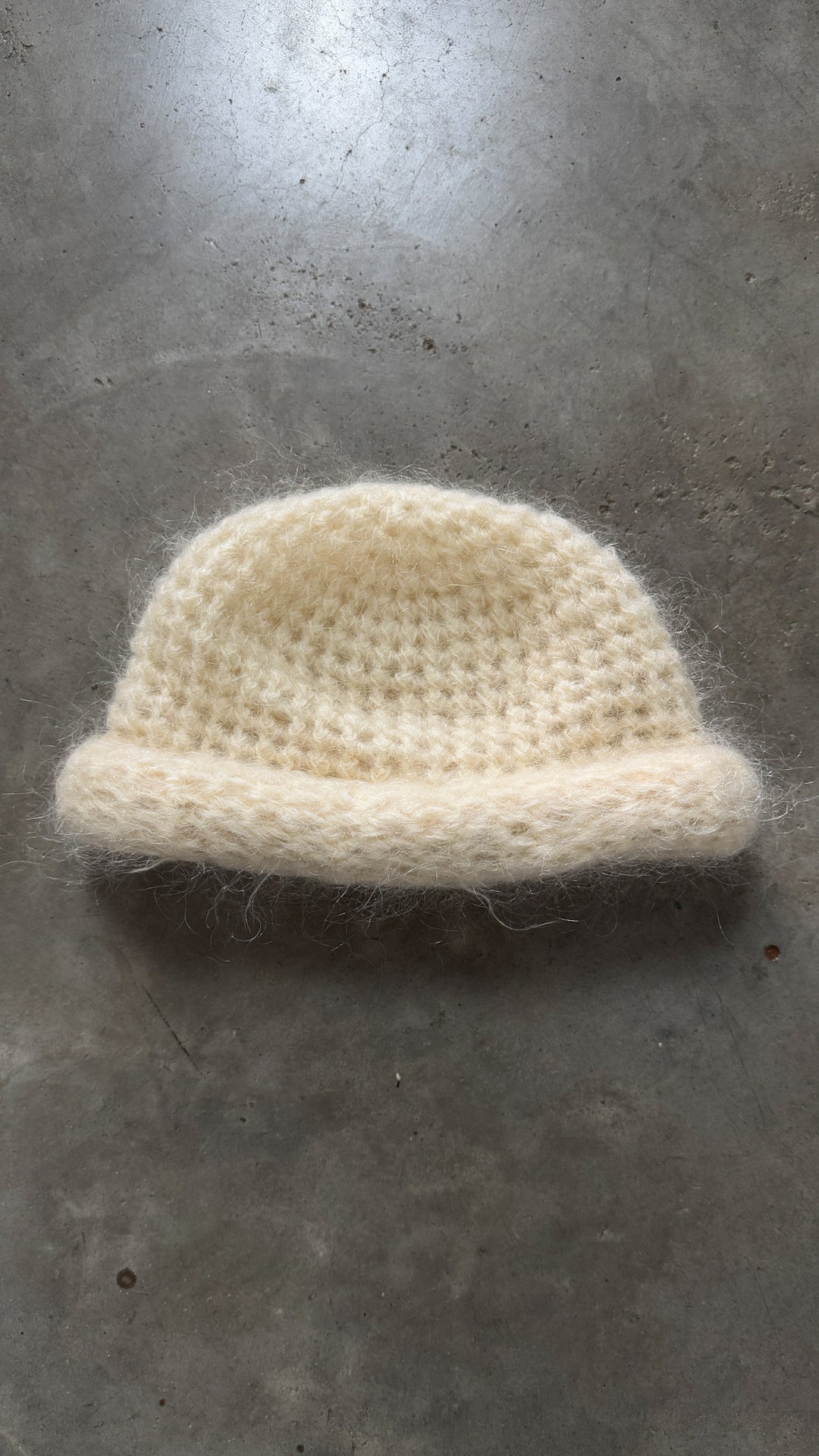 VTG Angora Knit Beanie