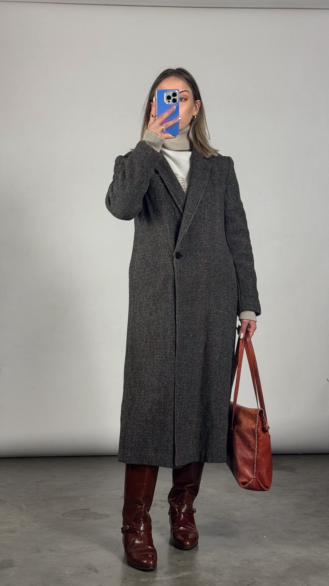 VTG Tweed Wool Coat