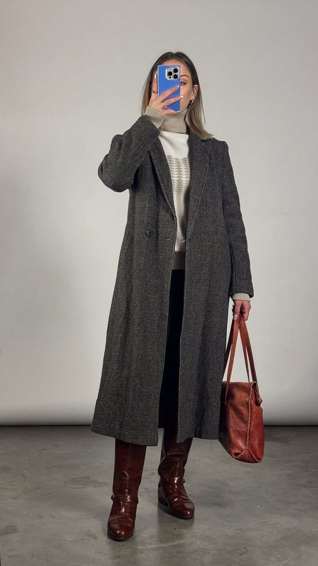 VTG Tweed Wool Coat