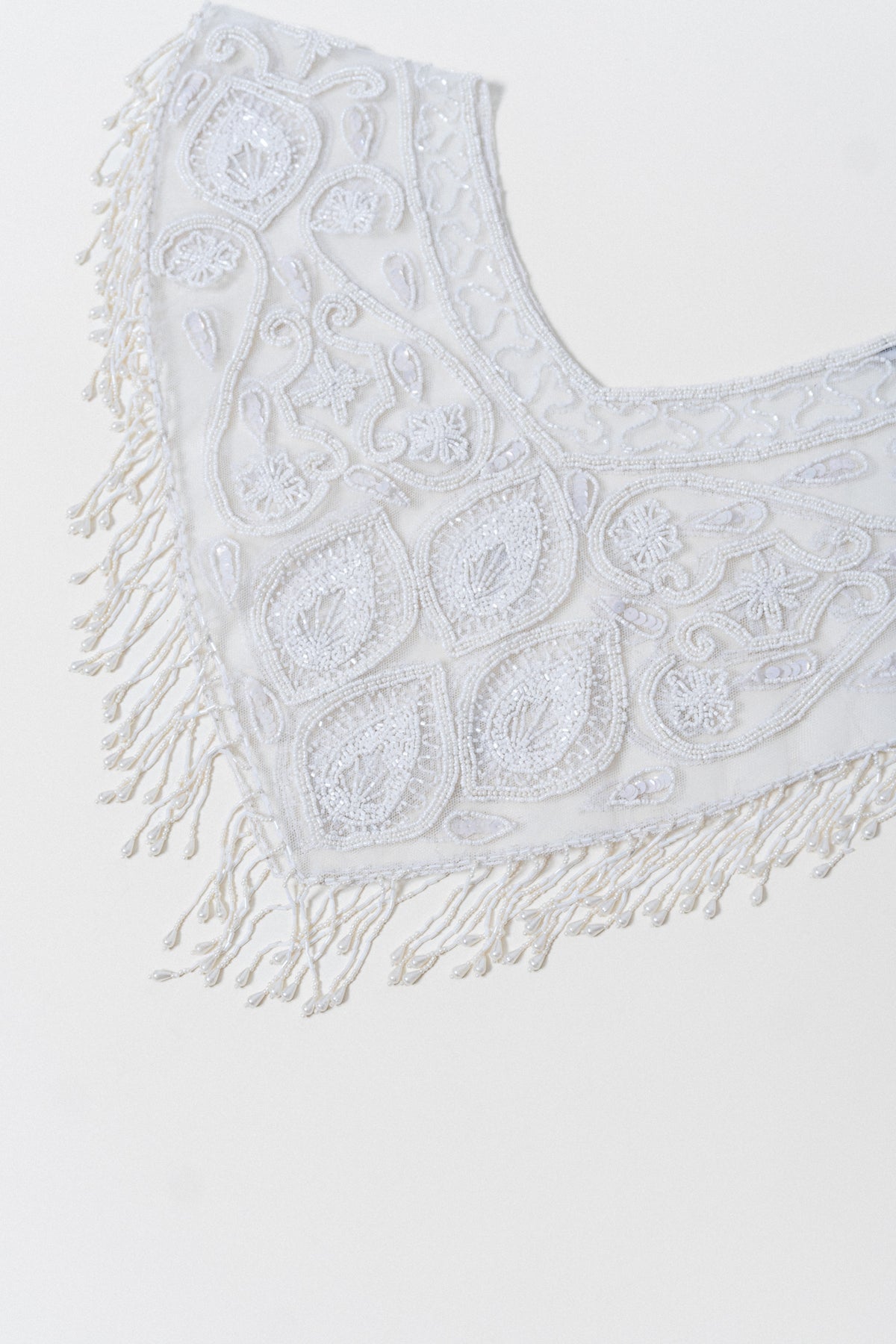 Vintage Hand Beaded Capelet