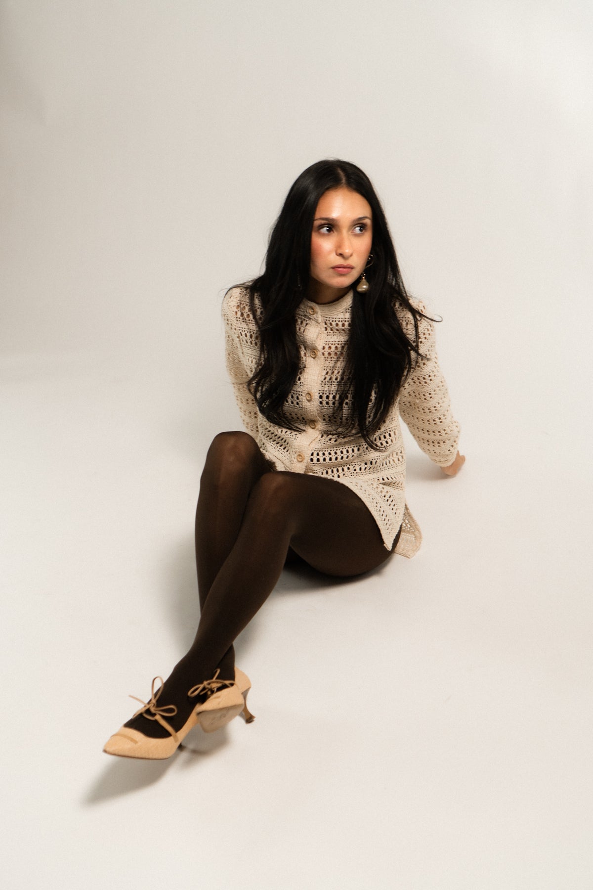 Vintage Crochet Cardigan Jacket