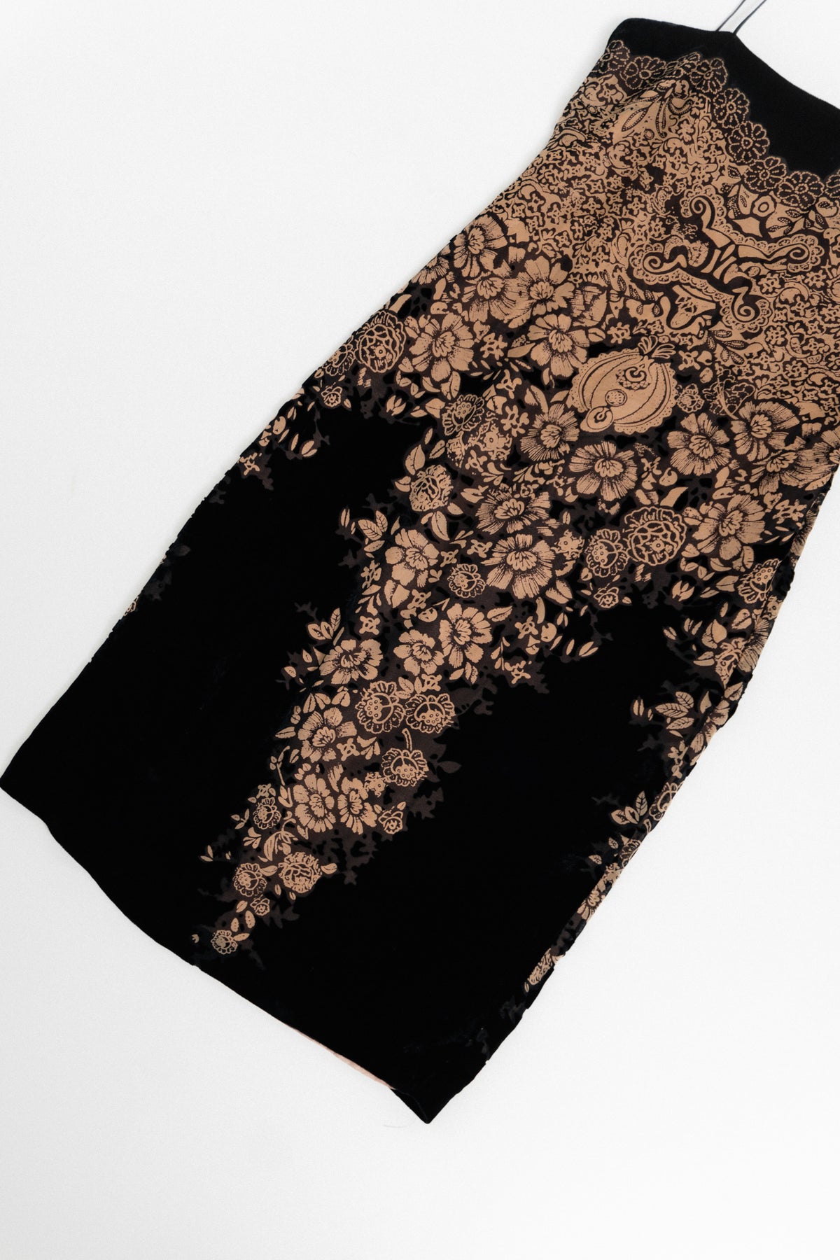 RARE Vintage Dappled Velvet Dress