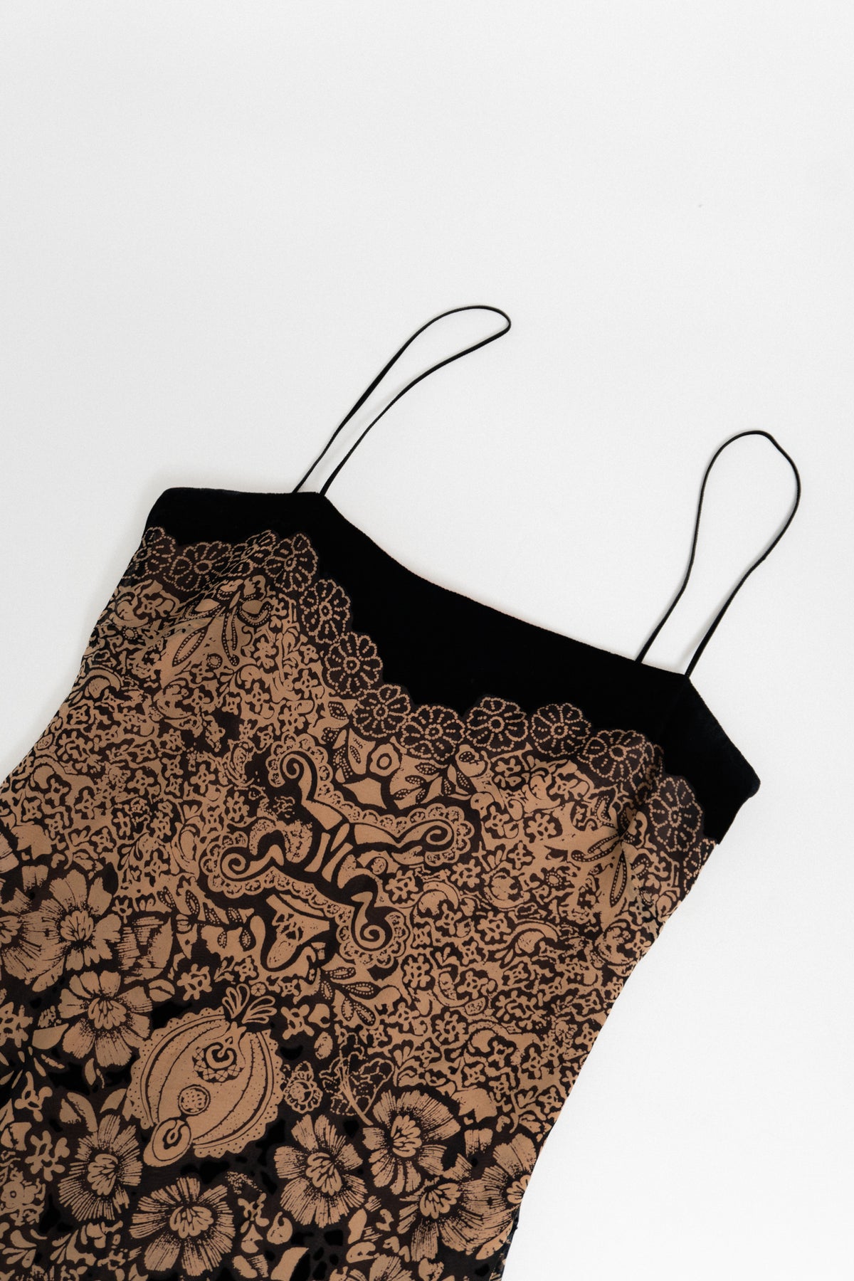 RARE Vintage Dappled Velvet Dress