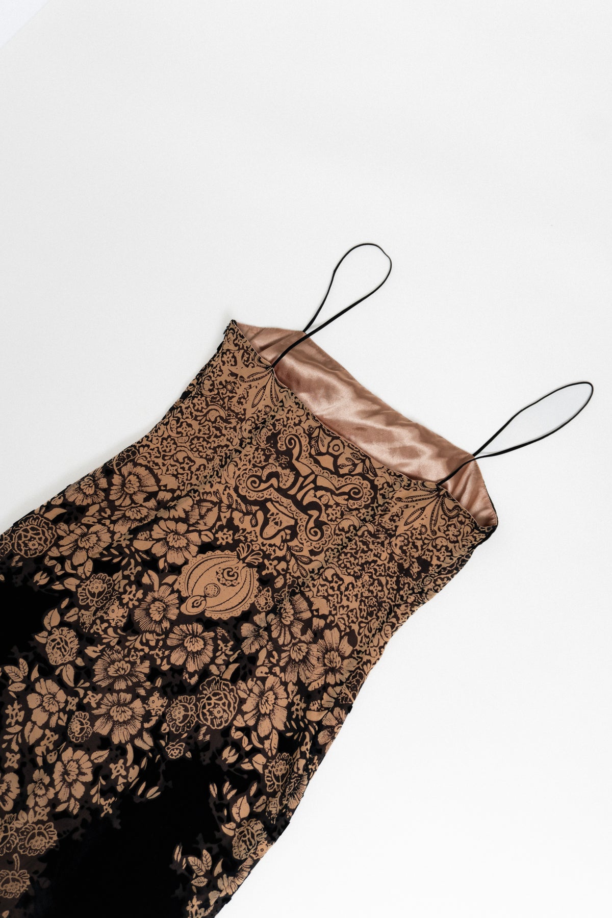 RARE Vintage Dappled Velvet Dress