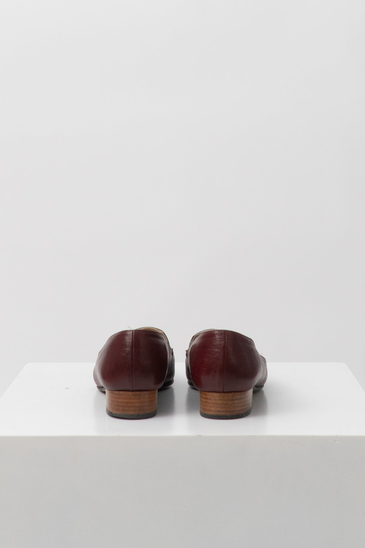 ITALIAN 100% Leather Oxblood Loafers