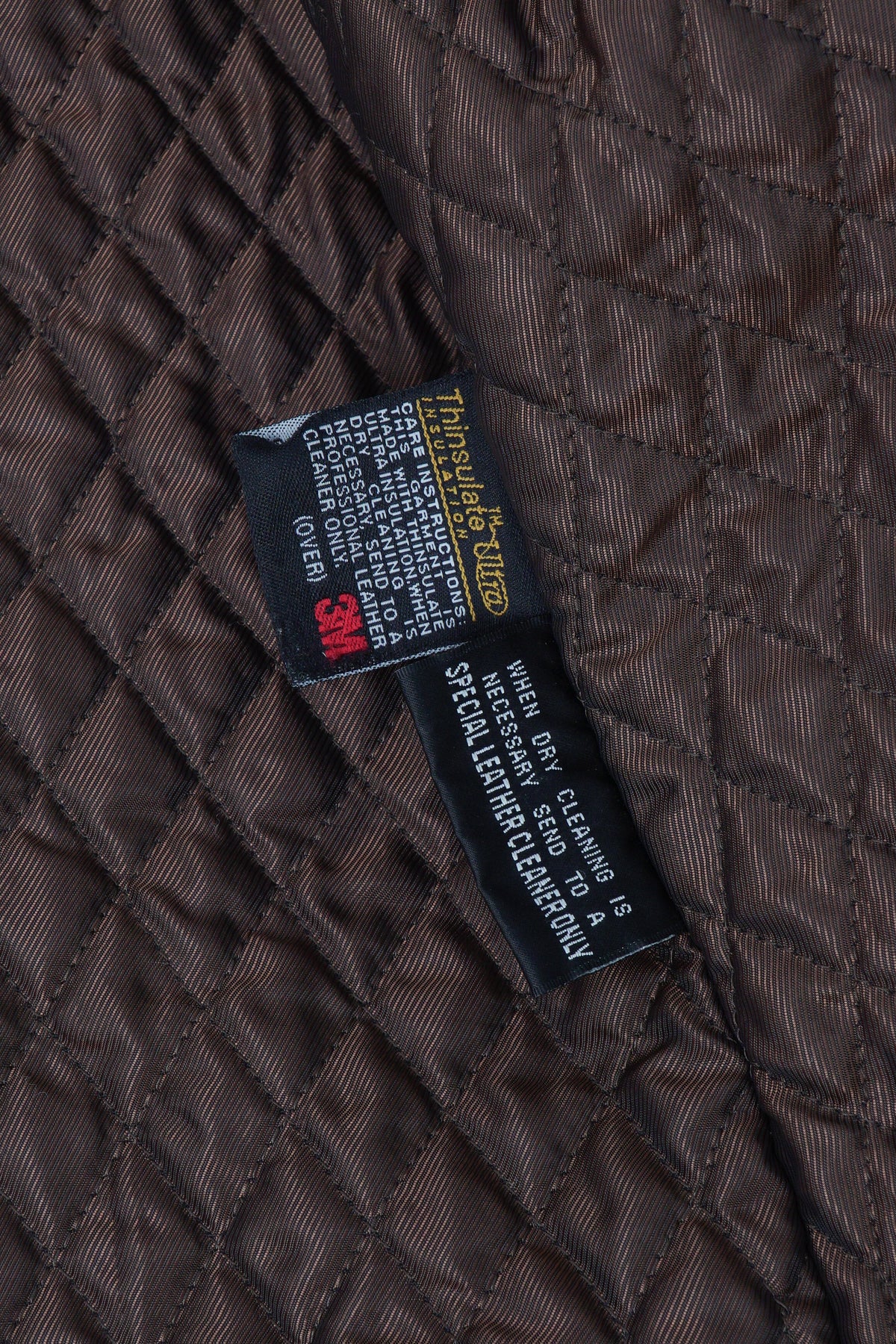 Vintage 90s Brown Zip Up Leather Jacket