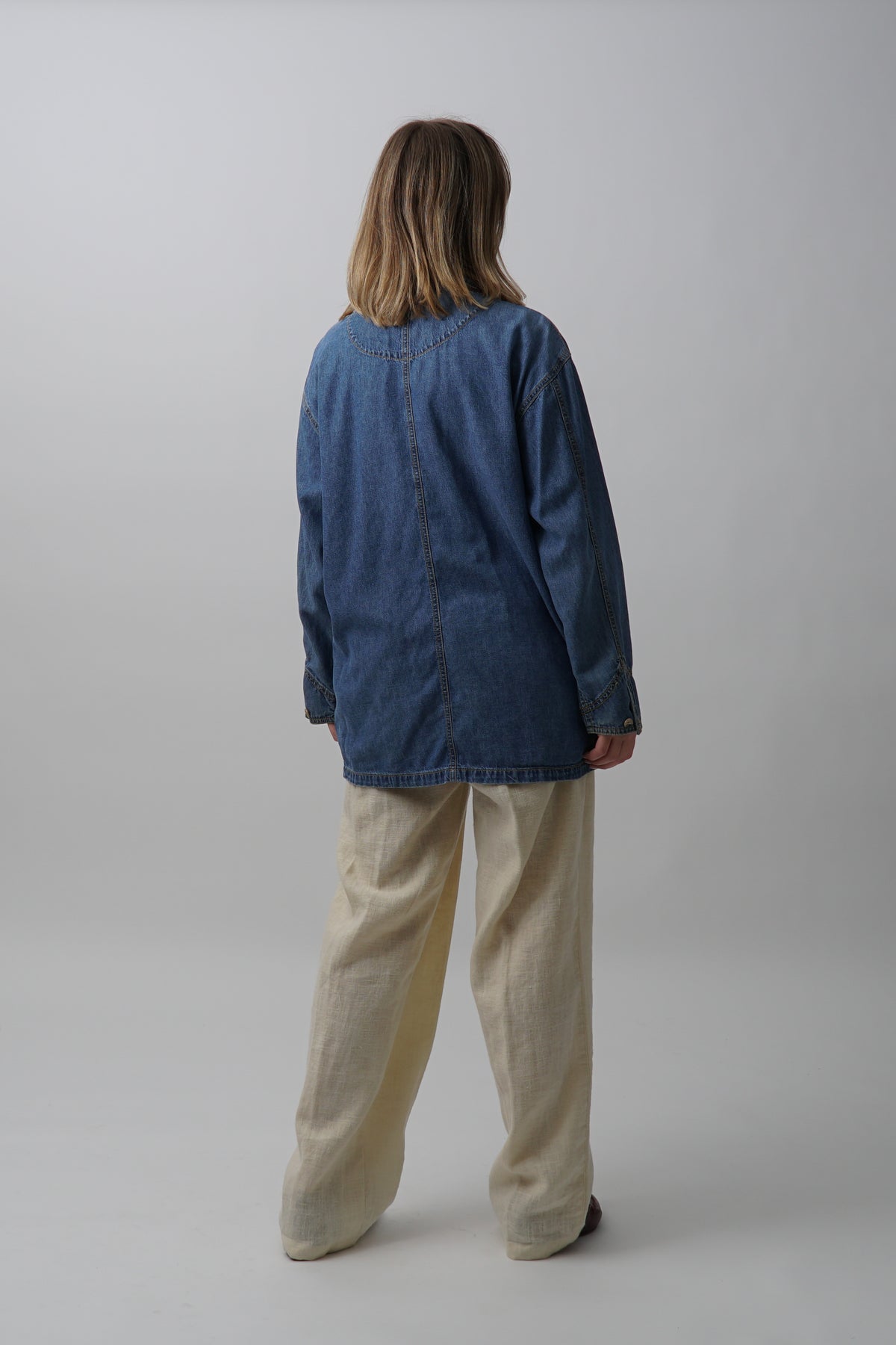 Vintage 90s Lightweight Denim Chore Jacket
