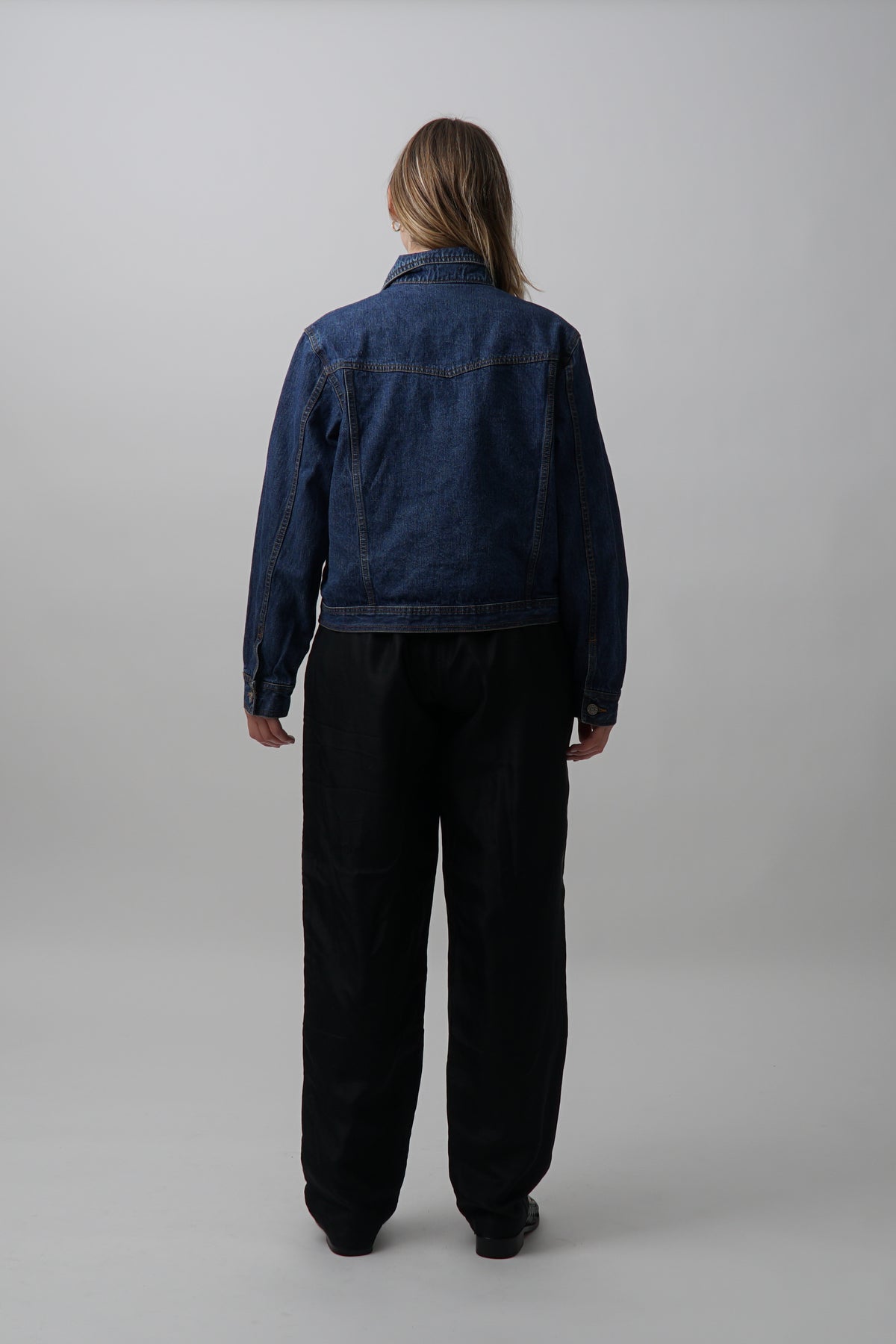 Vintage 90s BILL BLASS Petite Denim Jacket