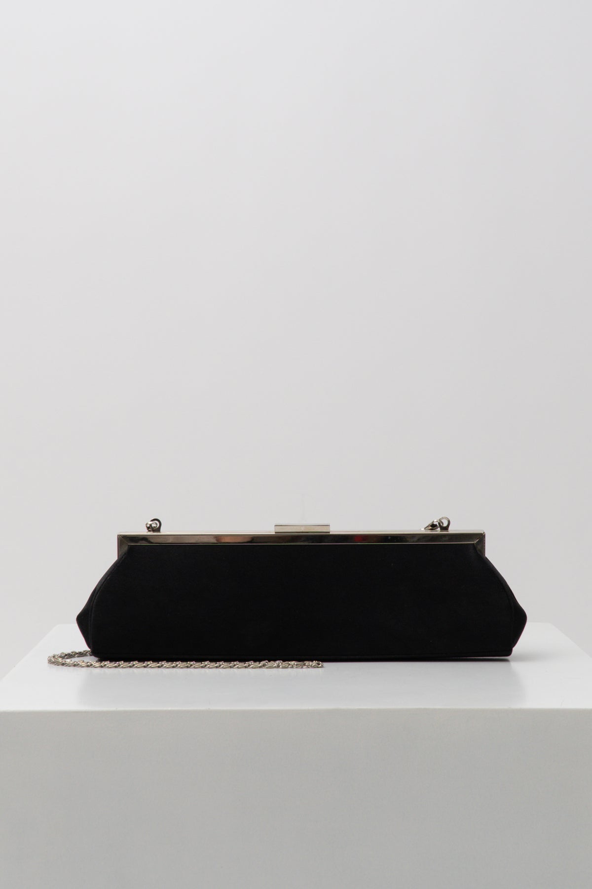 Vintage Long Black Clutch